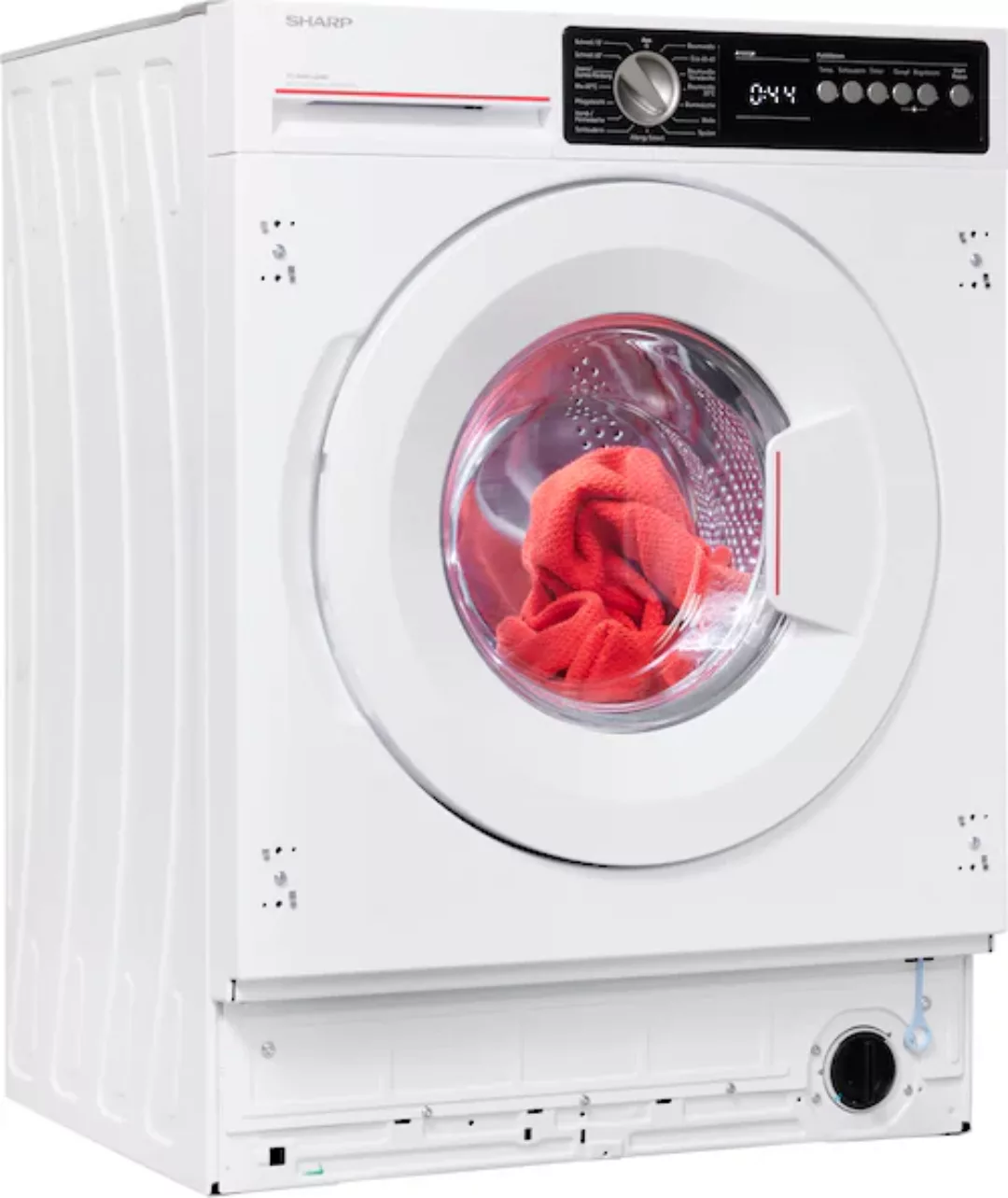 Sharp Einbauwaschmaschine, ES-NIB814BWB-DE, 8 kg, 1400 U/min günstig online kaufen