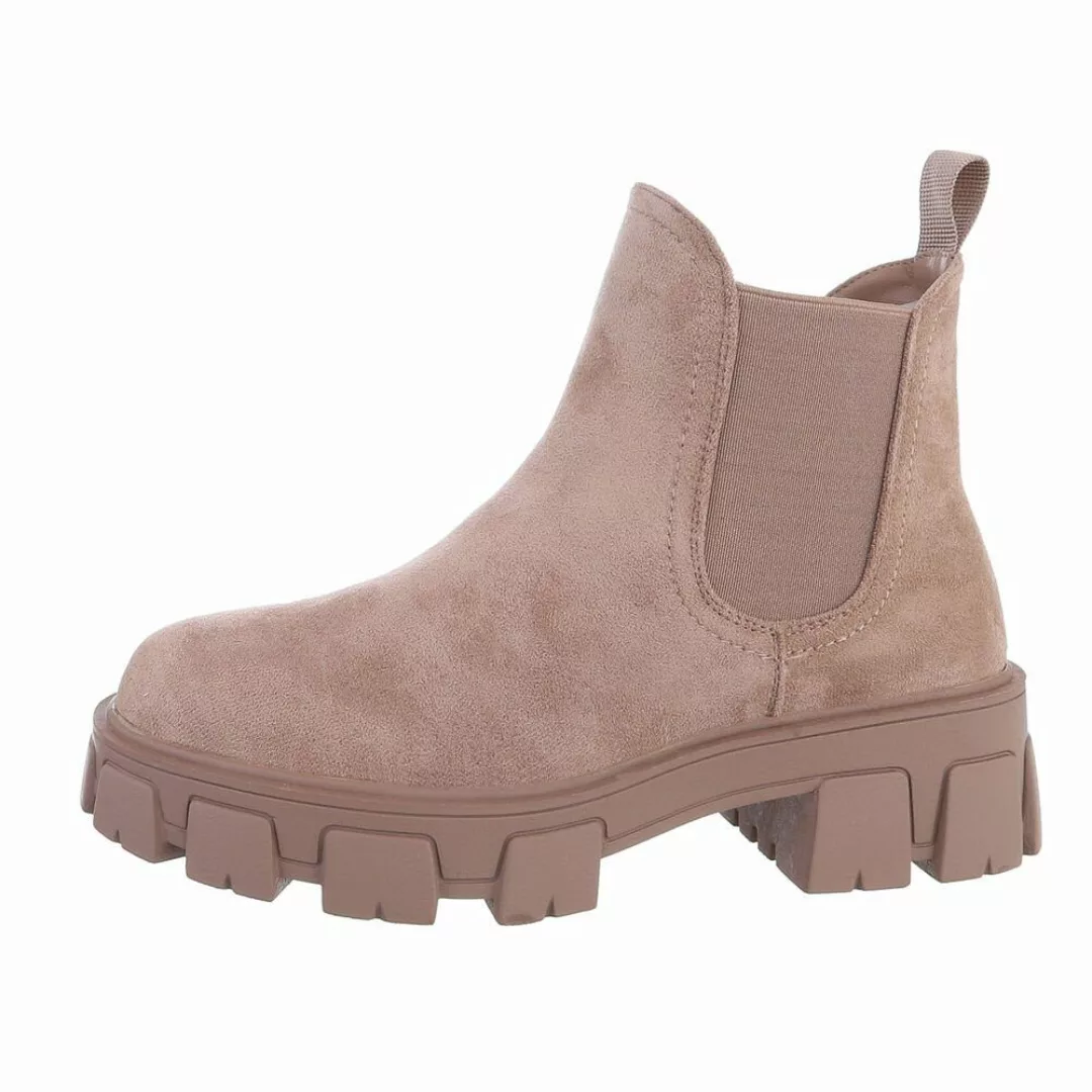 Ital-Design Damen Chelsea Freizeit Plateaustiefelette (80951278) günstig online kaufen