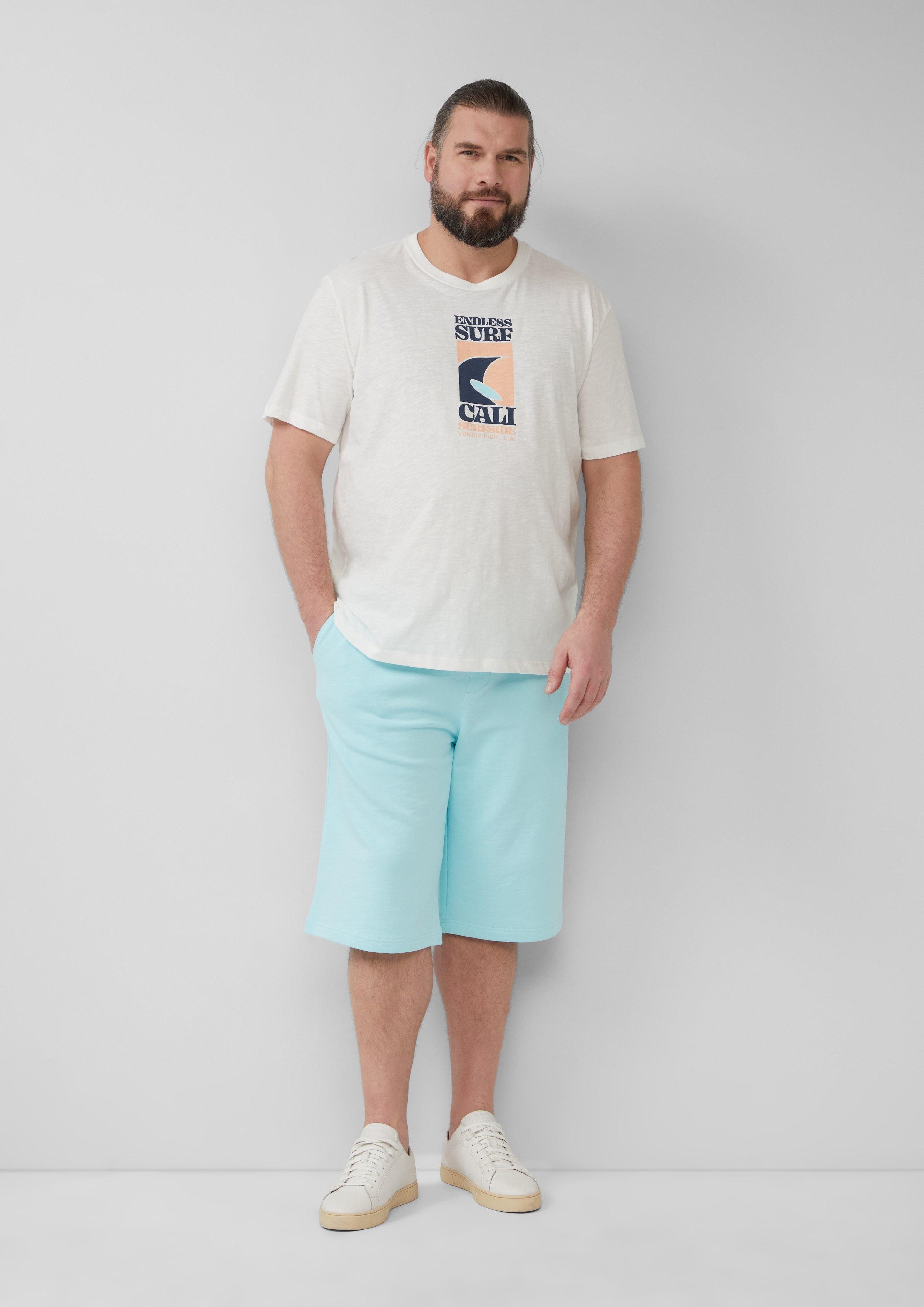 s.Oliver Bermudas Detroit: Sweat-Bermuda mit Flammgarnstruktur günstig online kaufen
