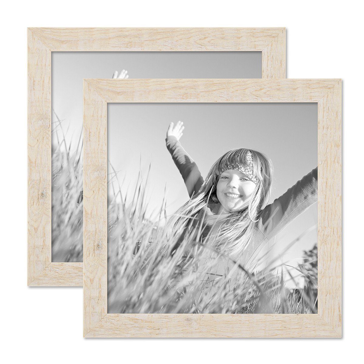 PHOTOLINI Bilderrahmen 2er Set Strandhaus Rustikal günstig online kaufen