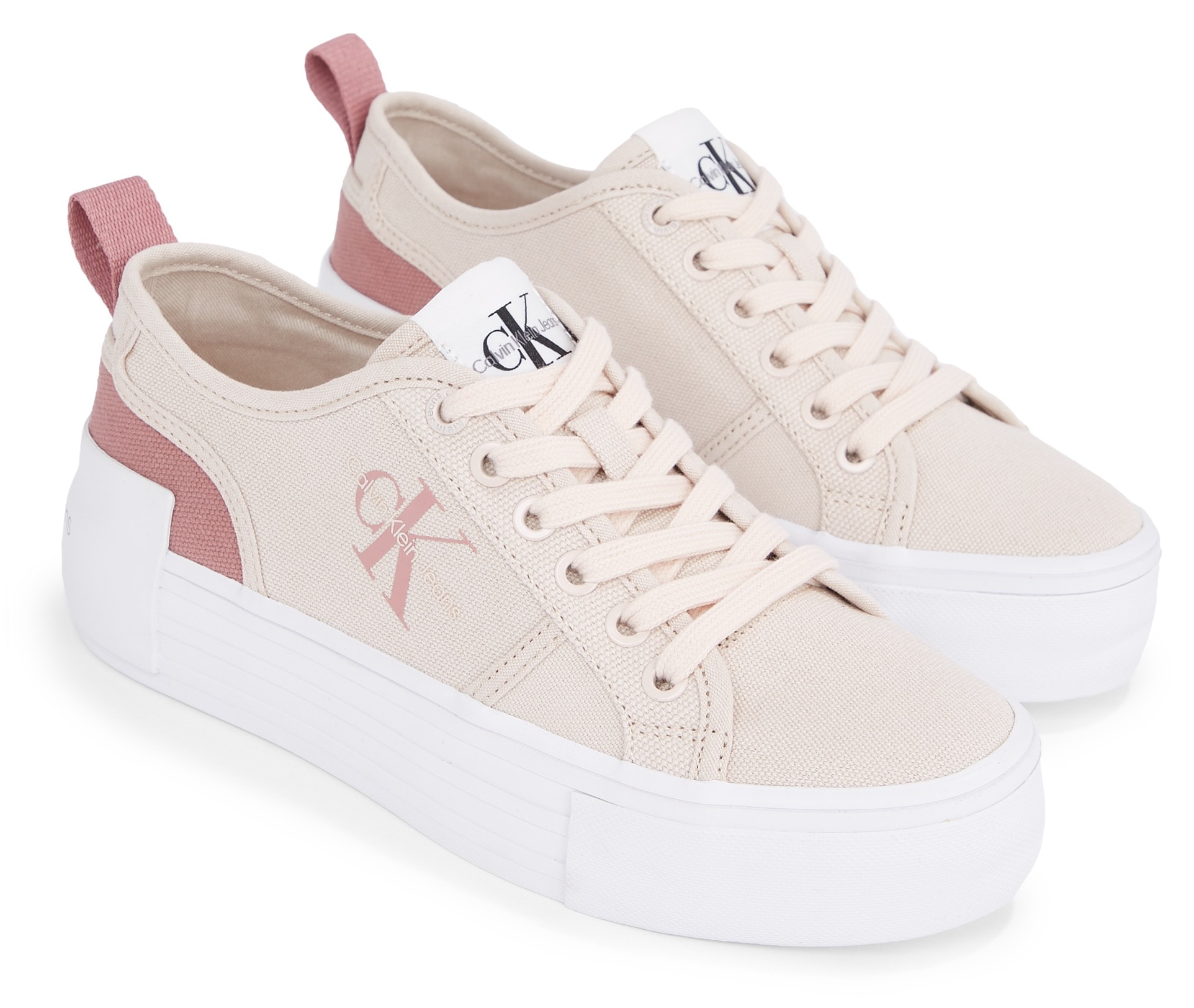 Calvin Klein Jeans Plateausneaker "BOLD VULC FLATF LOW CS ML BTW", zum Schn günstig online kaufen