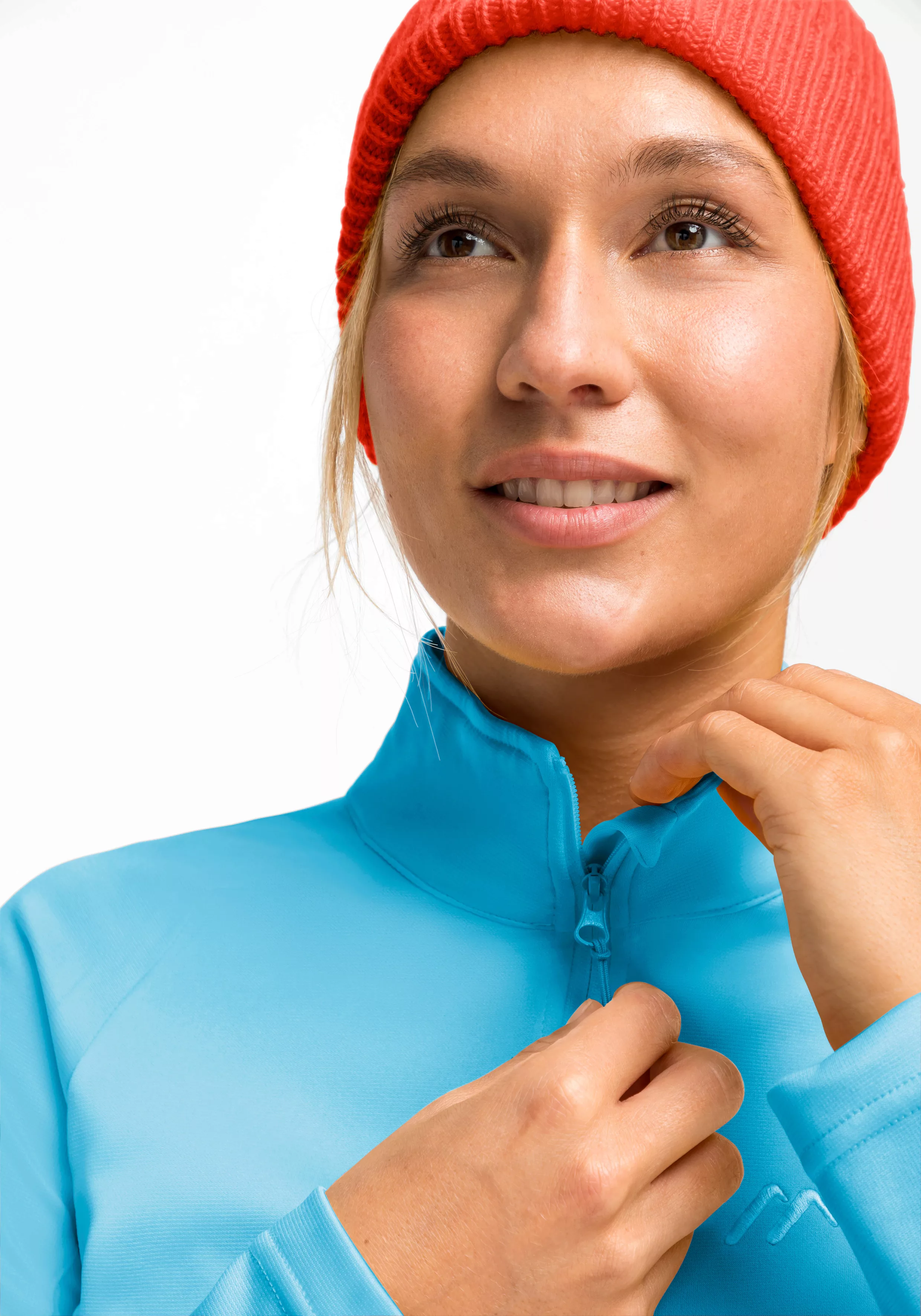 Maier Sports Fleecepullover "Eva", Damen Fleece, funktioneller Midlayer, Ha günstig online kaufen