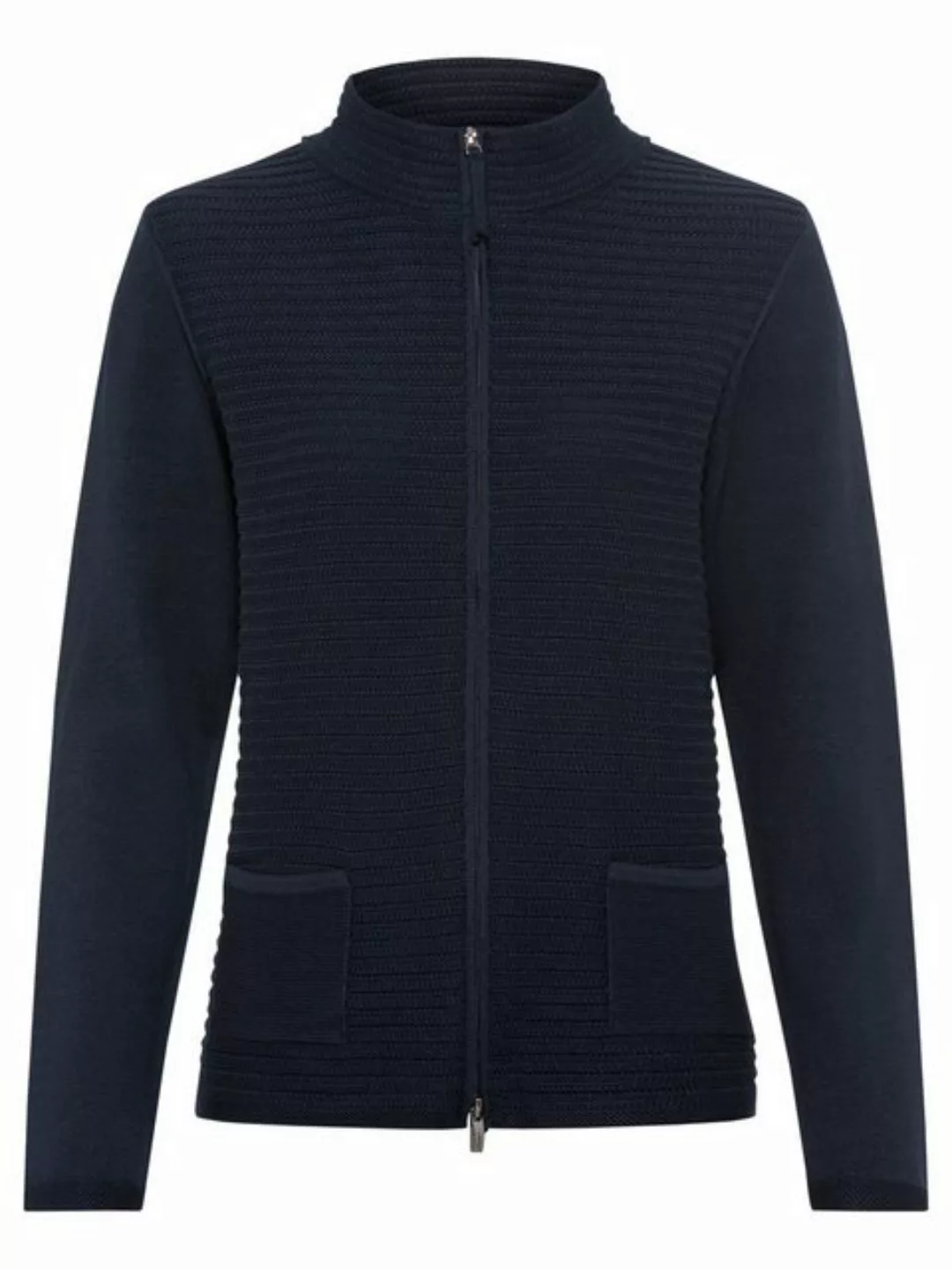 Olsen Strickjacke mit Rippenstruktur auf der Vorderseite günstig online kaufen