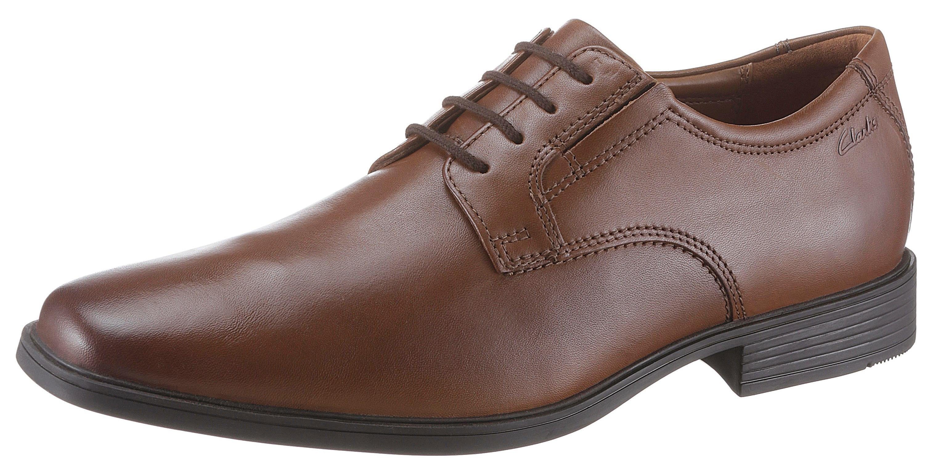 Clarks »Tilden_Plain« Schnürschuh mit komfortablem Fußbett günstig online kaufen