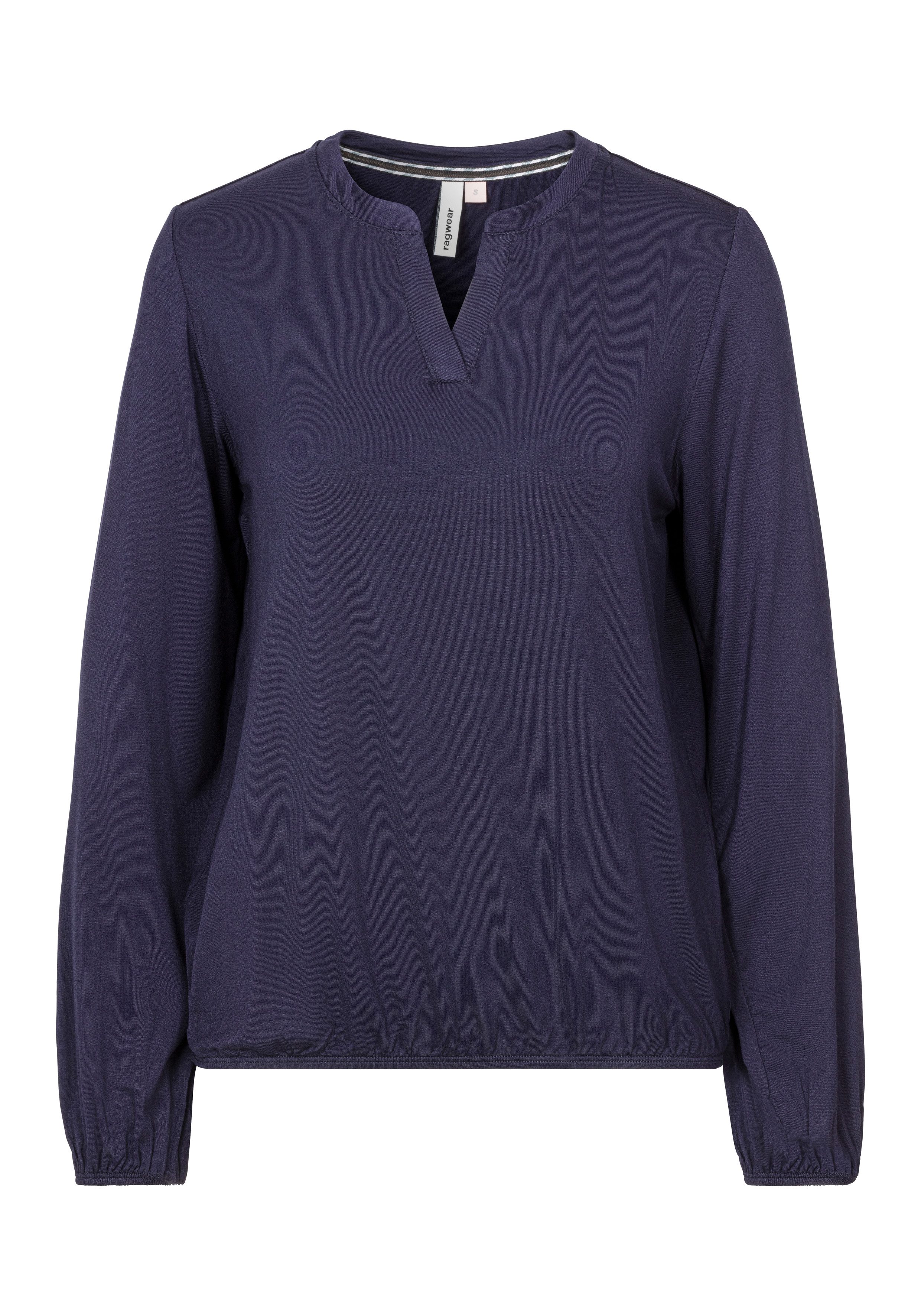 Ragwear Blusenshirt SANTICA mit schmalem Stehkragen günstig online kaufen