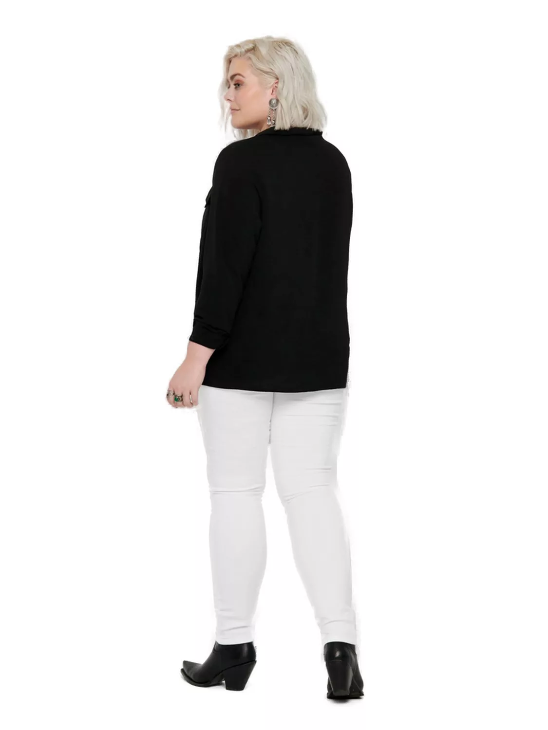 Carmakoma by Only Damen Jeans CARAUGUSTA - Skinny Fit - Weiß - White - Plus günstig online kaufen