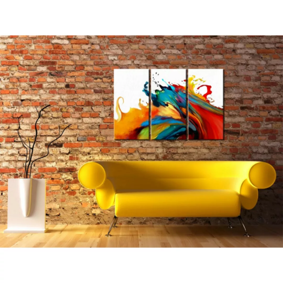 Leinwandbild Colorful storm - triptych XXL günstig online kaufen