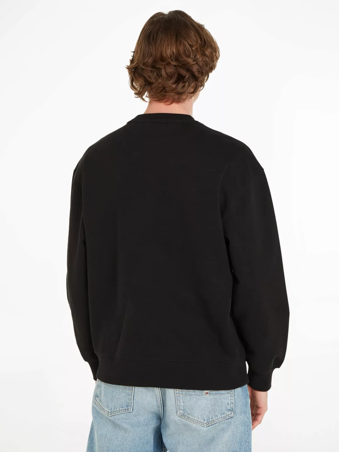 Tommy Jeans Sweatshirt TJM RLX SIGNATURE CREW EXT mit Rundhalsausschnitt günstig online kaufen