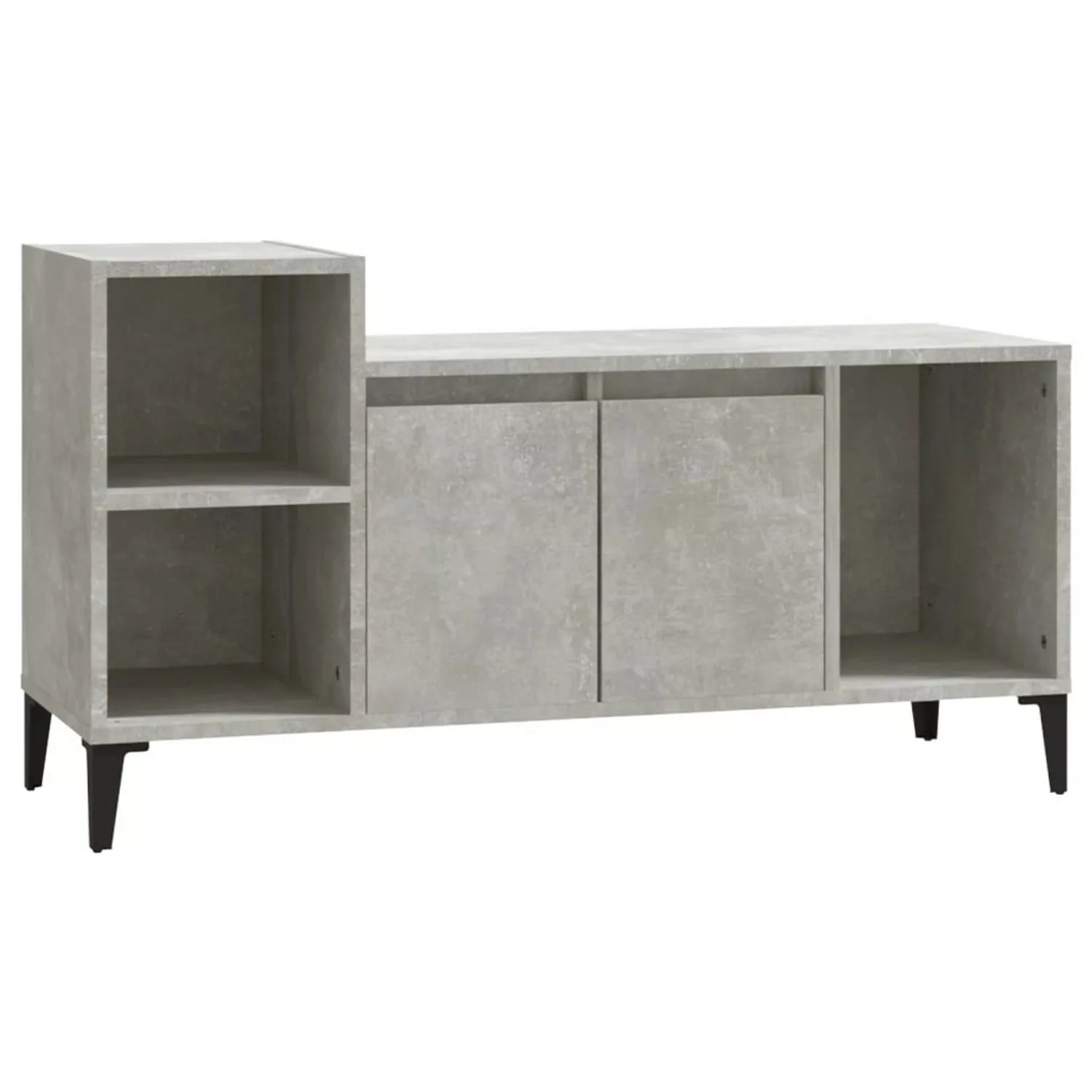 Vidaxl Tv-schrank Betongrau 100x35x55 Cm Holzwerkstoff günstig online kaufen