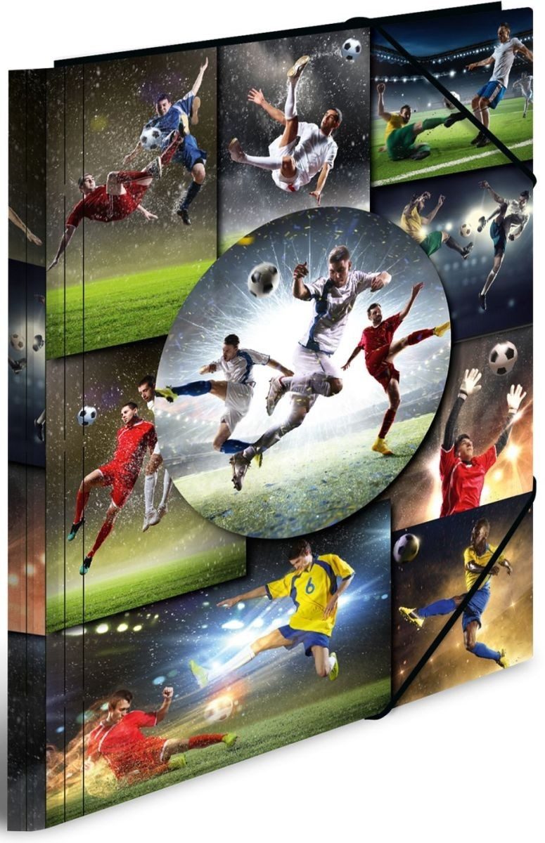 HERMA Fächermappe Sammelmappe A3 Football Karton günstig online kaufen