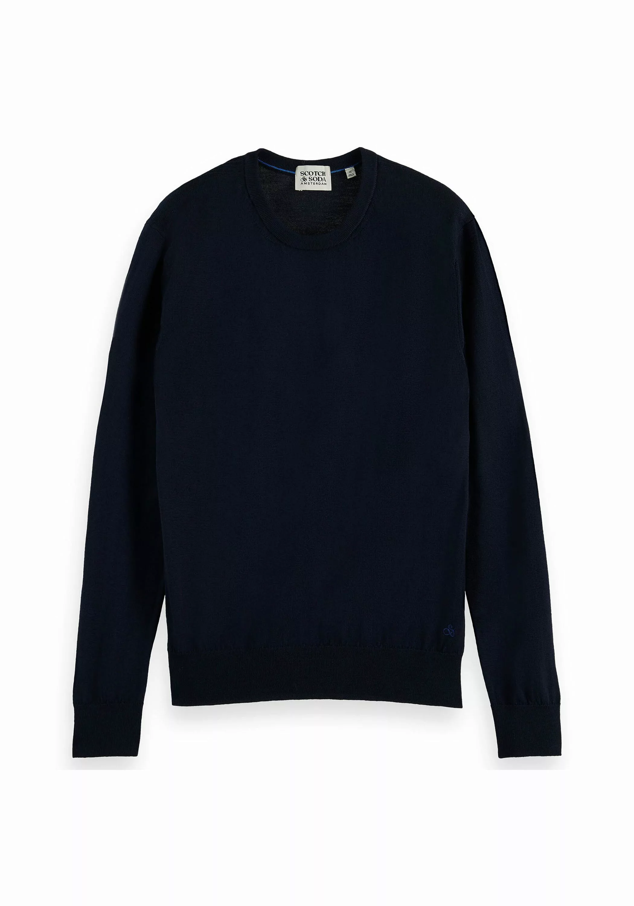 Scotch & Soda Sweater "Strickpullover Essentials - Crewneck pullover in Mer günstig online kaufen