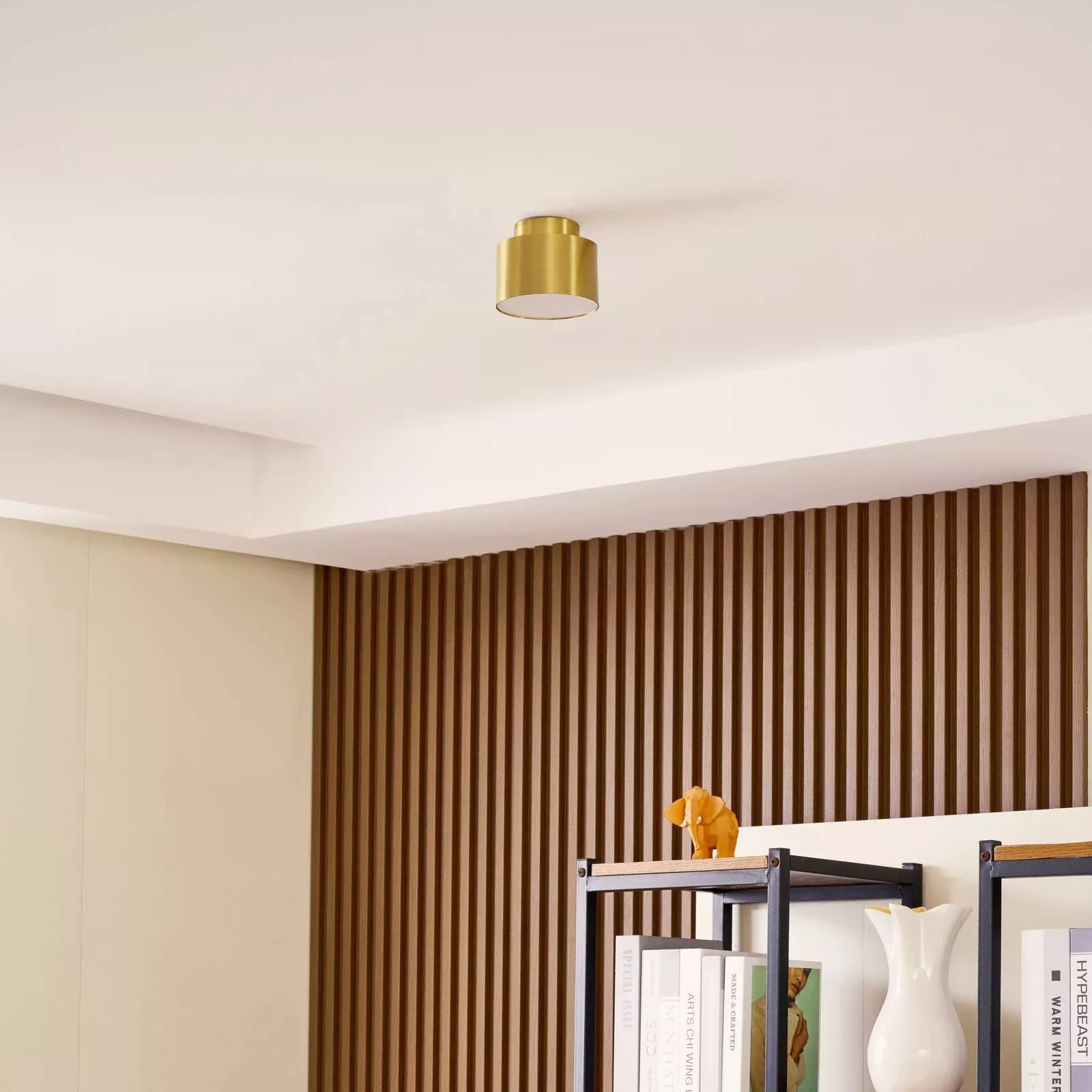 Lindby LED-Strahler Nivoria, 11 x 8,8 cm, goldfarben, 4er günstig online kaufen
