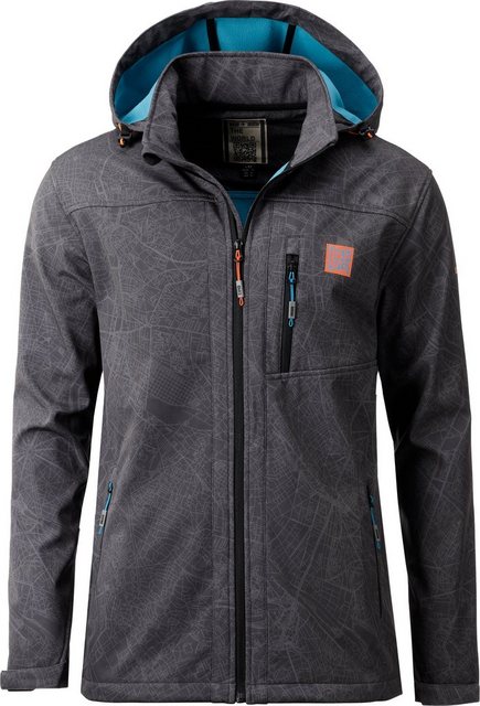 DEPROC Active Softshelljacke SHELBY PEAK III MEN mit abnehmbarer Kapuze günstig online kaufen