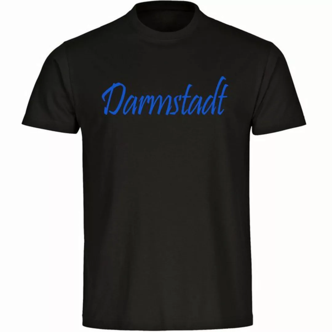 multifanshop T-Shirt Herren Darmstadt - Schriftzug - Männer günstig online kaufen