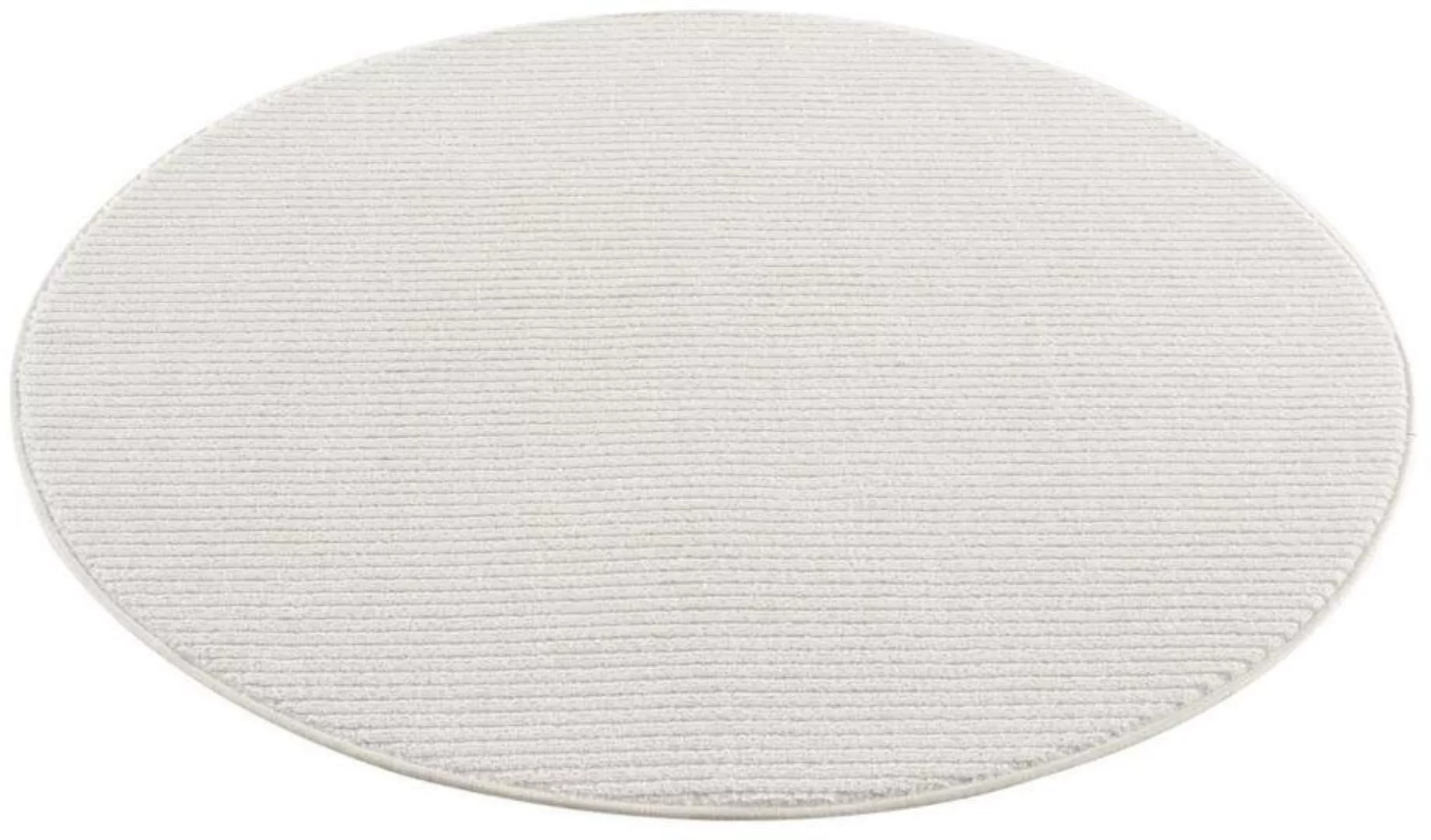 Carpet City Teppich »Friseé-Teppich FANCY900«, rund, Kurzflor, Einfarbig, 3 günstig online kaufen