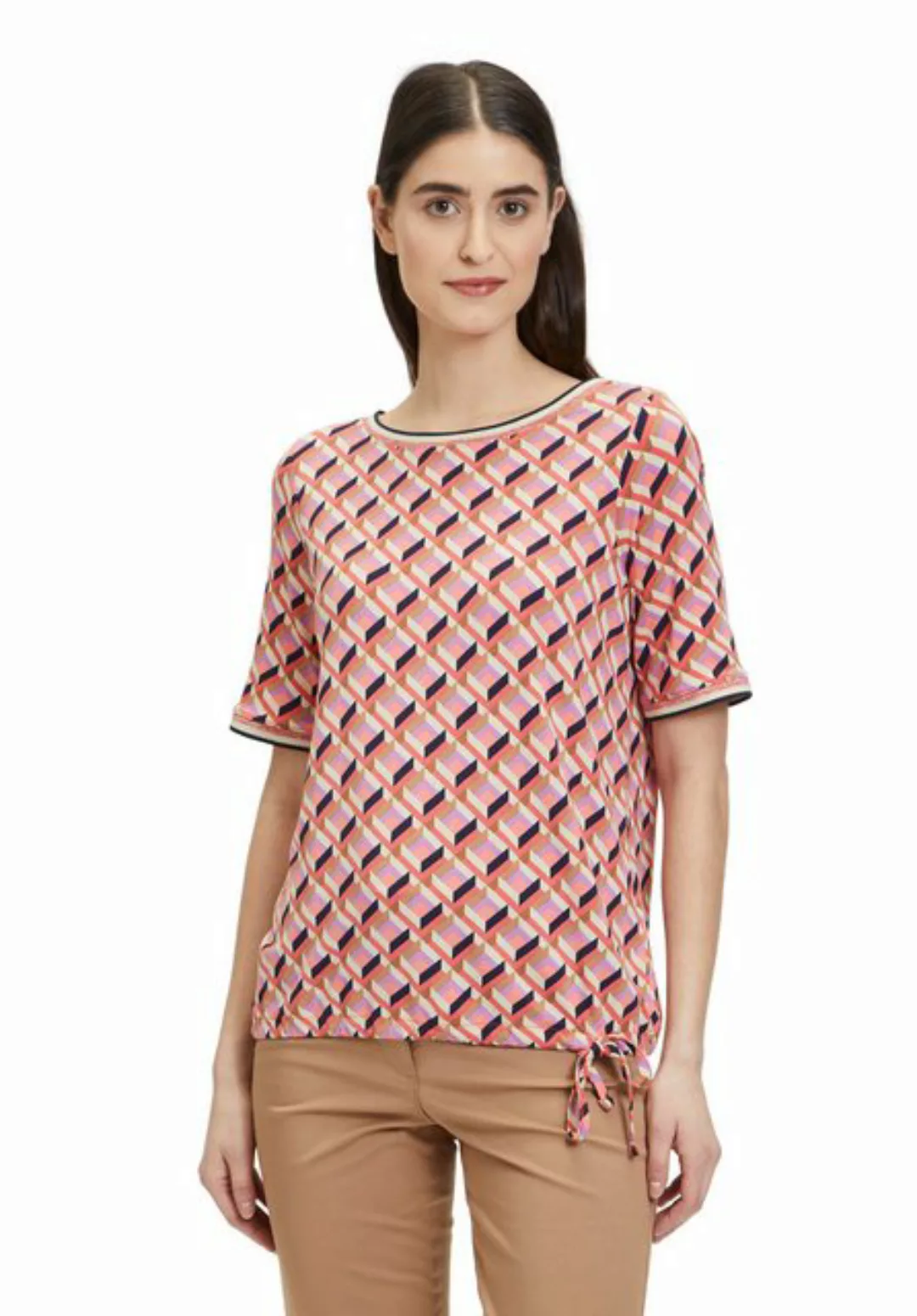 Betty Barclay Kurzarmshirt Betty Barclay Casual-Shirt mit Tunnelzug (1-tlg) günstig online kaufen