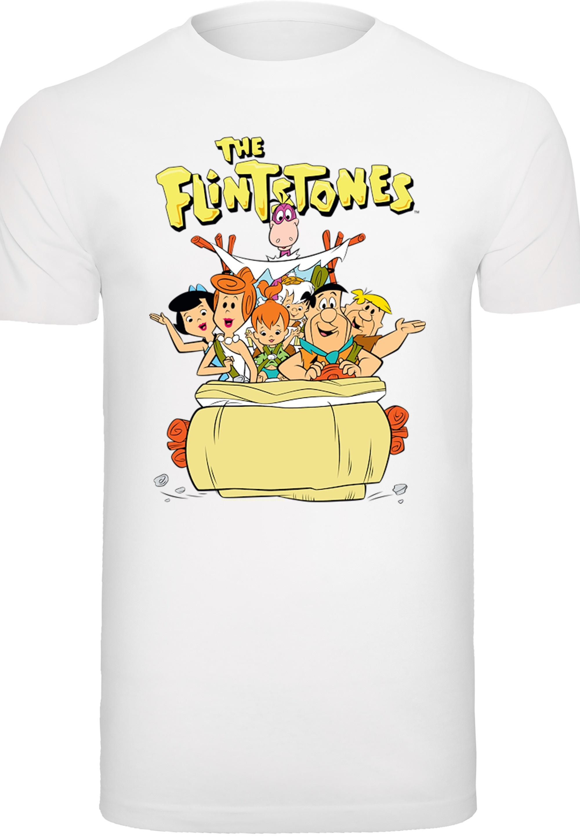 F4NT4STIC T-Shirt "Die Familie Feuerstein The The Ride", Print günstig online kaufen
