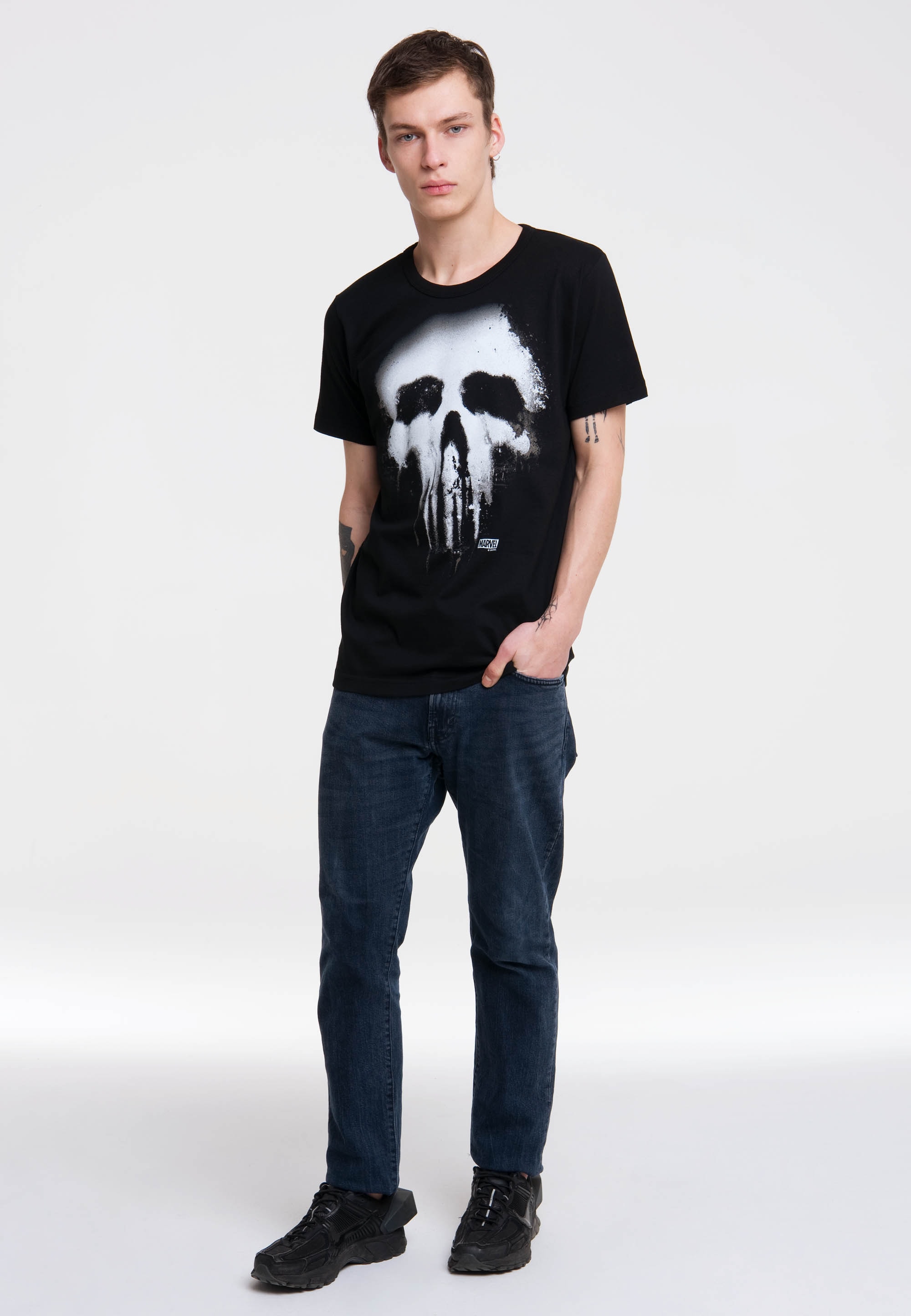 LOGOSHIRT T-Shirt "Punisher Marvel", mit lässigem Siebdruck günstig online kaufen