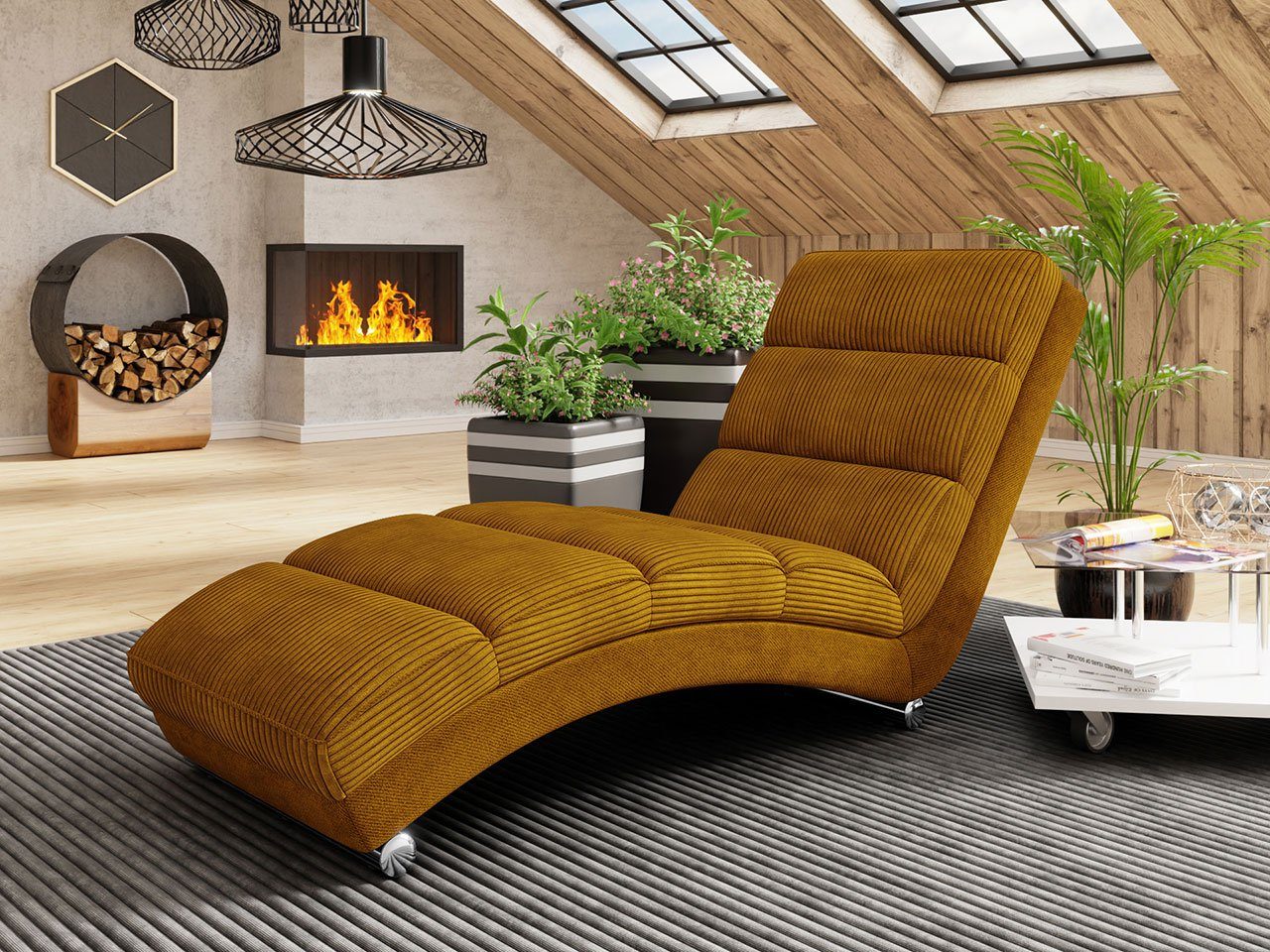 MIRJAN24 Sessel Holiday Cord, Liegesessel, Relaxliege günstig online kaufen