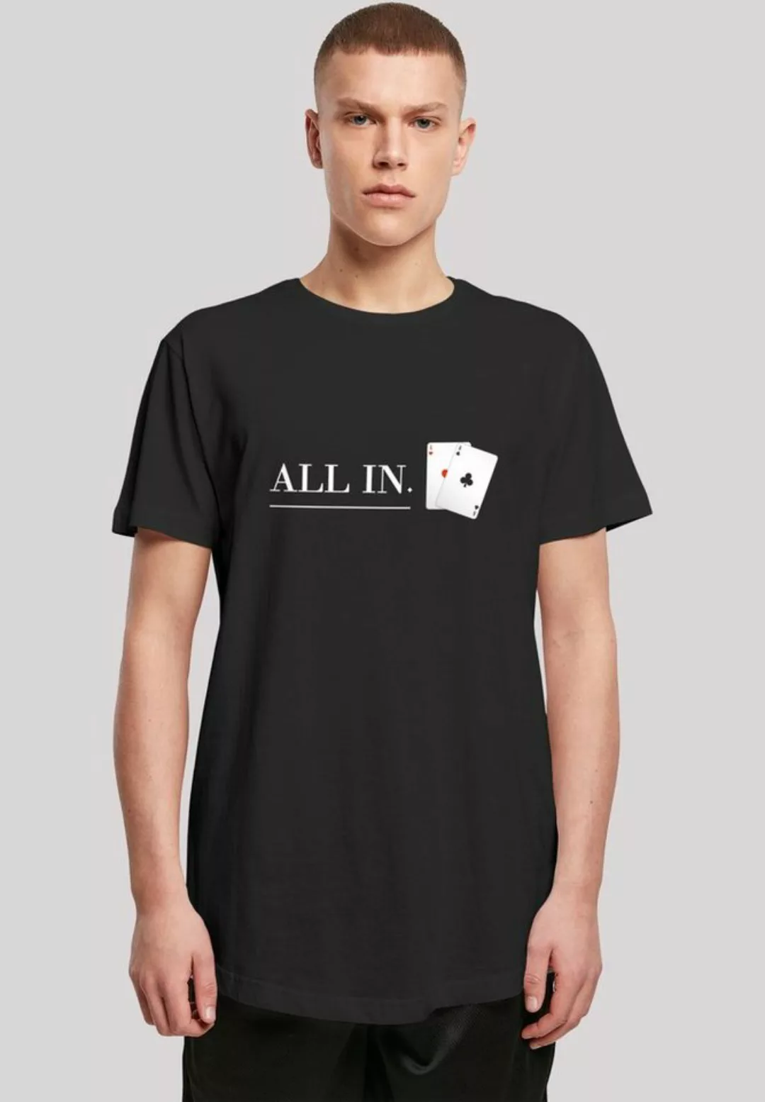 F4NT4STIC T-Shirt "Poker All In Karten", Print günstig online kaufen