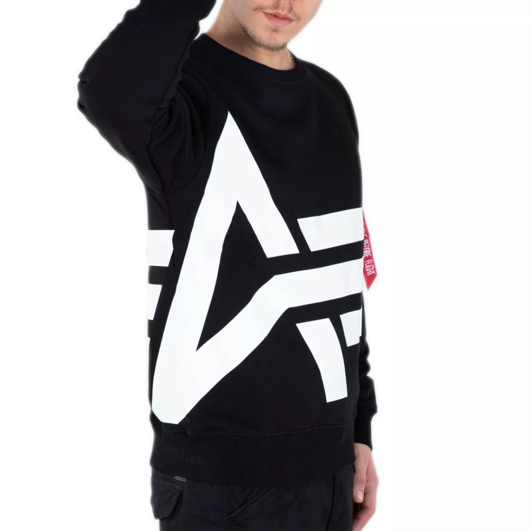 Alpha Industries Side Logo Sweatshirt 3XL Black günstig online kaufen