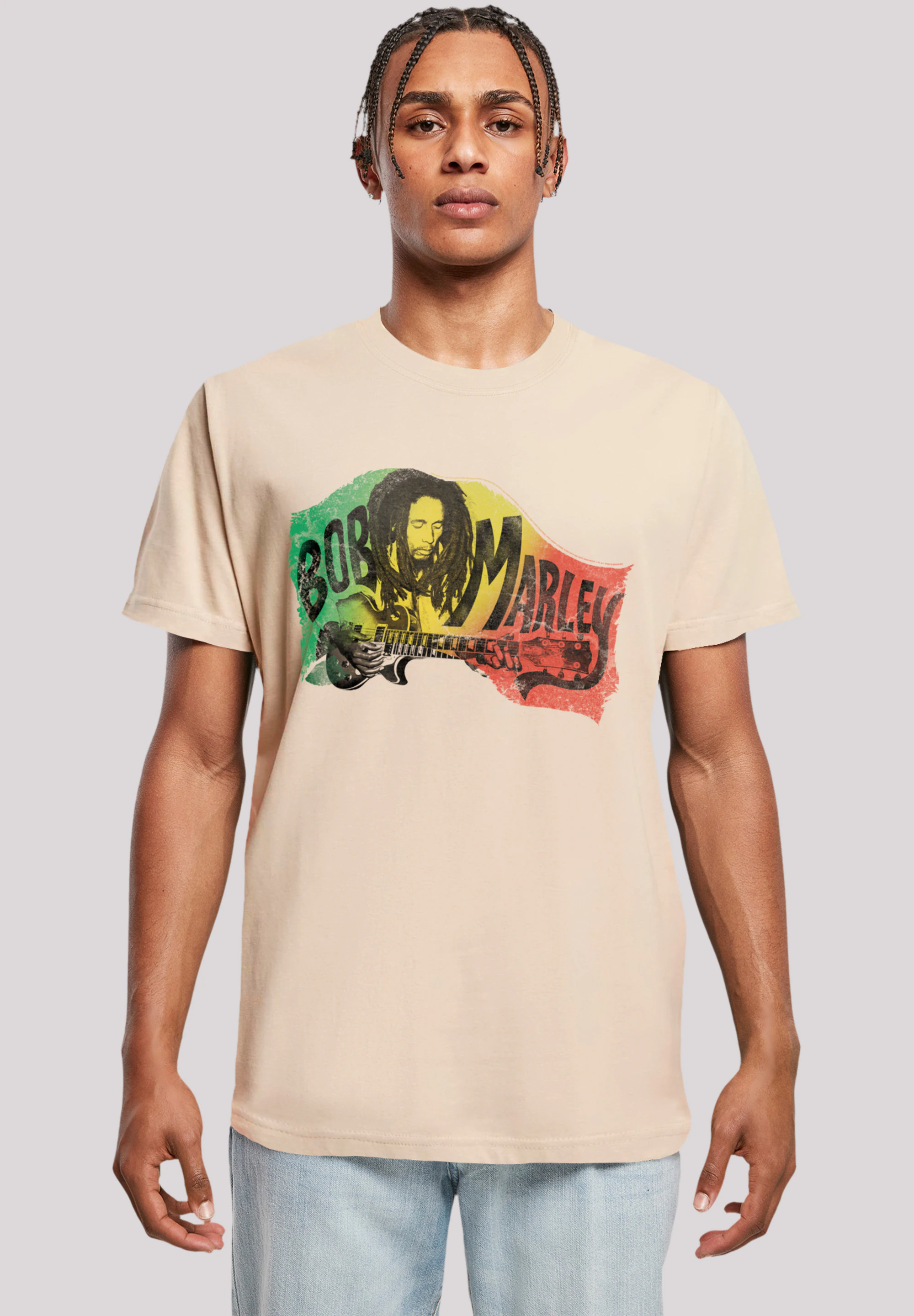 F4NT4STIC T-Shirt "Bob Marley Chords Reggae Music by Rock Off", Premium Qua günstig online kaufen