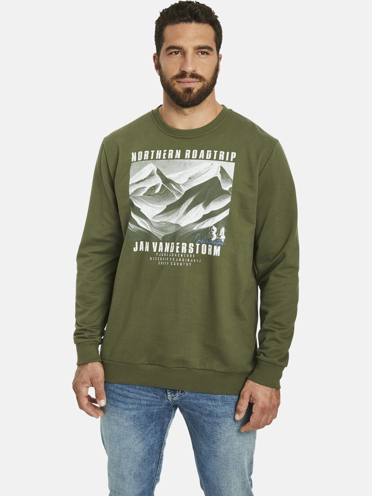 Jan Vanderstorm Sweatshirt "Doppelpack Sweatshirt HOLDGER", mit elastischem günstig online kaufen