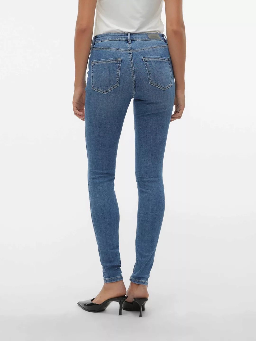 Vero Moda Skinny-fit-Jeans Vero Moda Damen Skinny-Fit Jeans-Hose - VmFlash günstig online kaufen