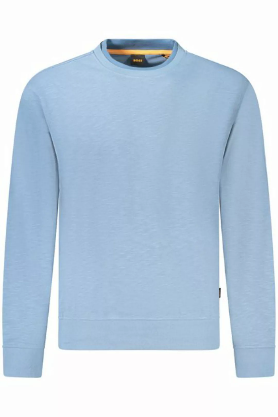 BOSS Sweatshirt Stylisches Herren-Sweatshirt in Blau mit Rundhals günstig online kaufen