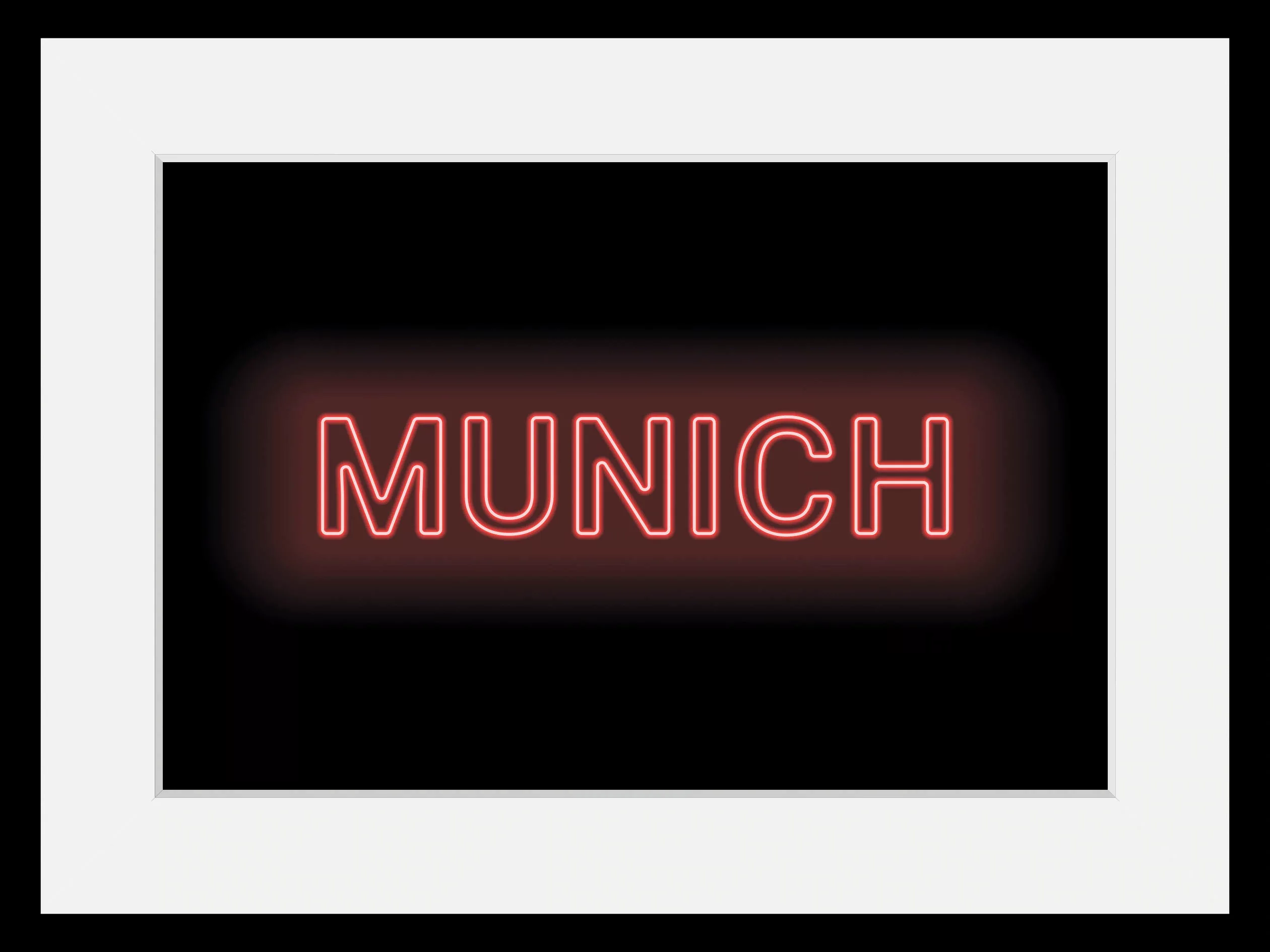 queence Bild "MUNICH LIGHTS", Städte-München-Schriftzug, (1 St.), HD Premiu günstig online kaufen