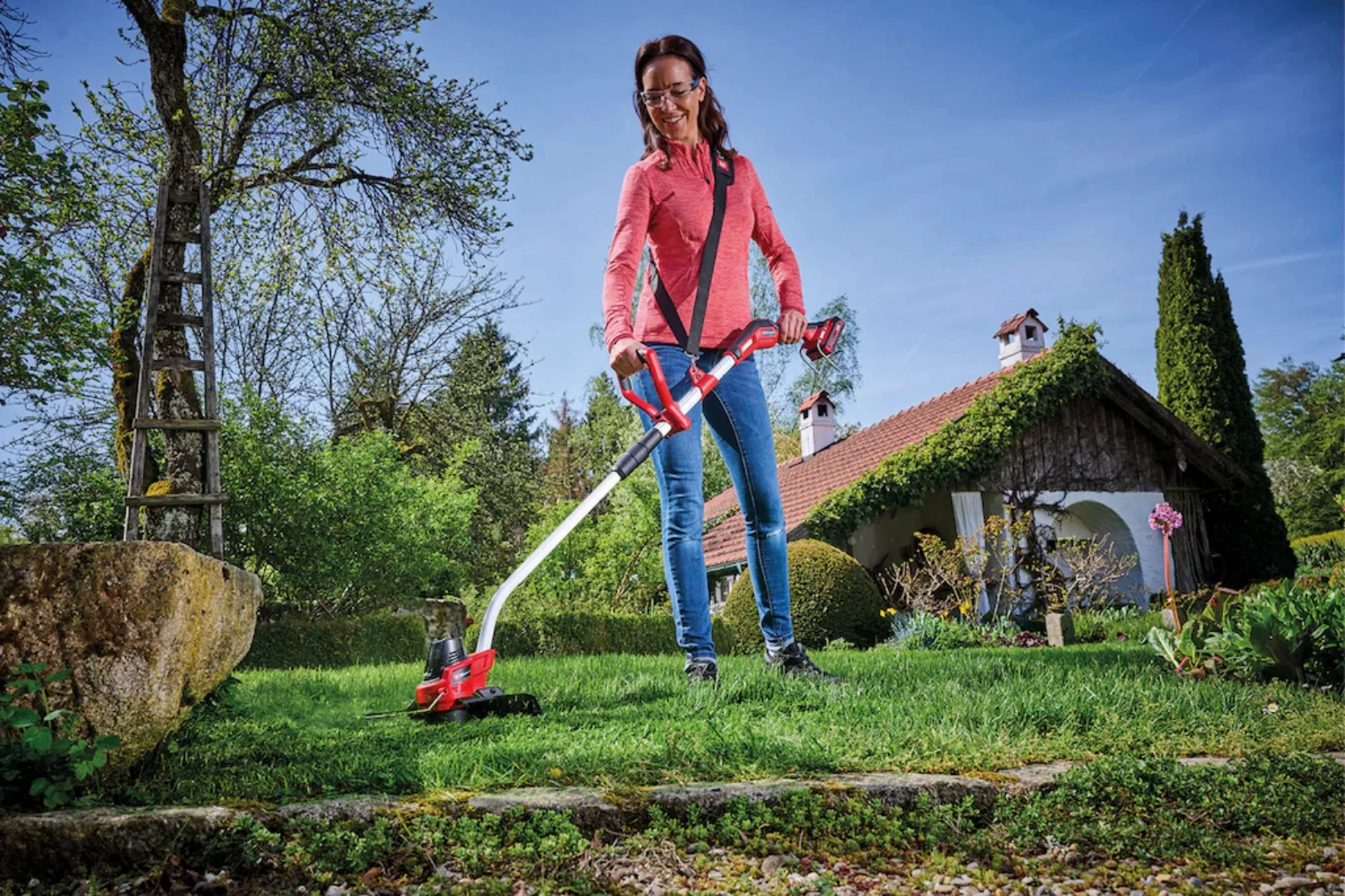 Einhell Akku-Rasentrimmer Power X-Change GE-CT 18/33 Li E-Solo günstig online kaufen