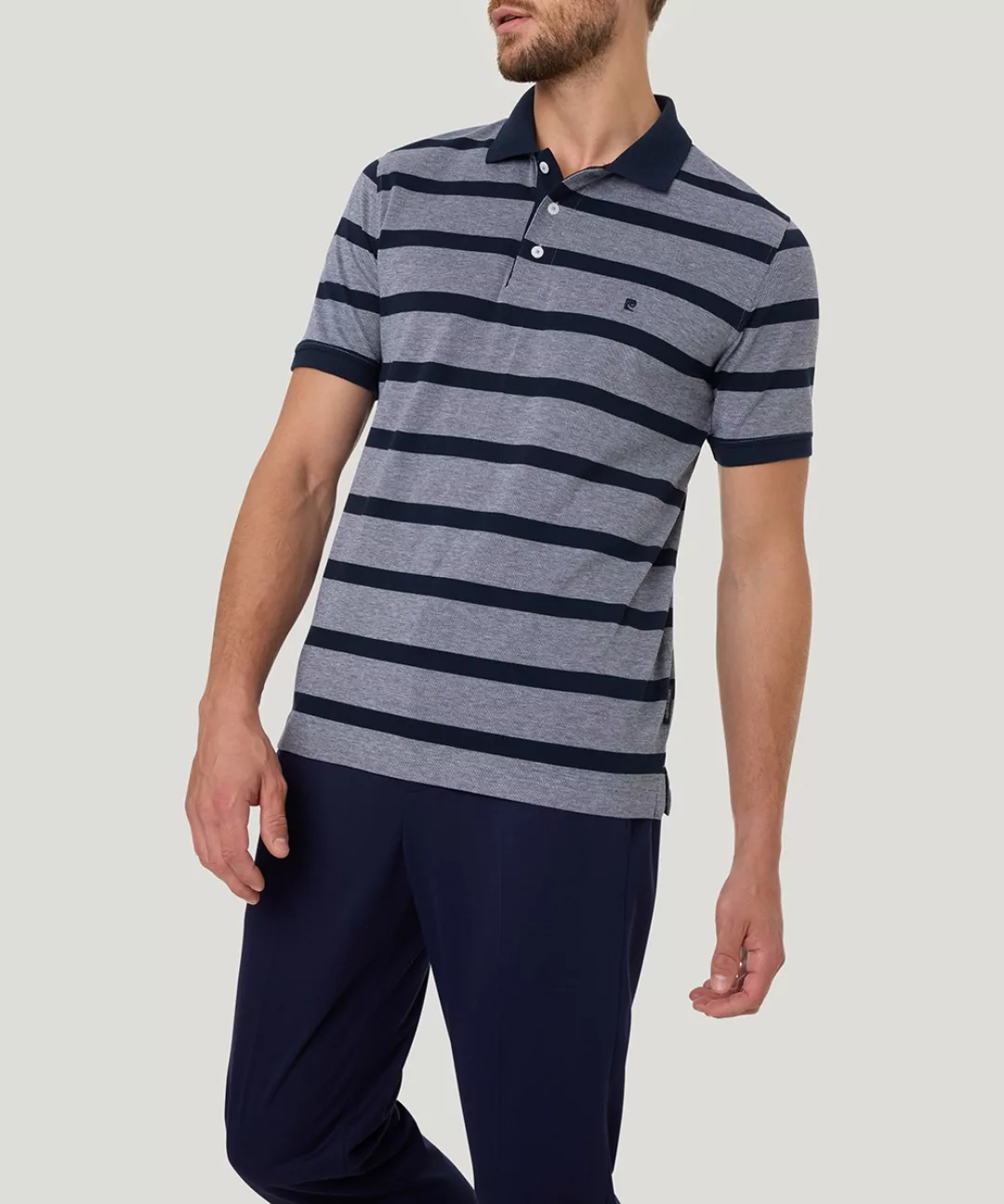 Pierre Cardin Poloshirt Polo-shirt KN mit Streifenmuster günstig online kaufen