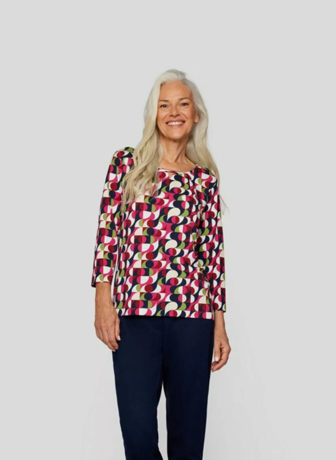 Rabe Print-Shirt Rabe Shirt mit geometrischem Muster günstig online kaufen