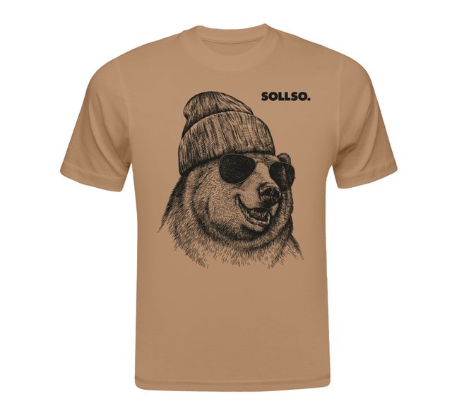 Sollso. T-Shirt SOLLSO. T-Shirt "Winterbear günstig online kaufen