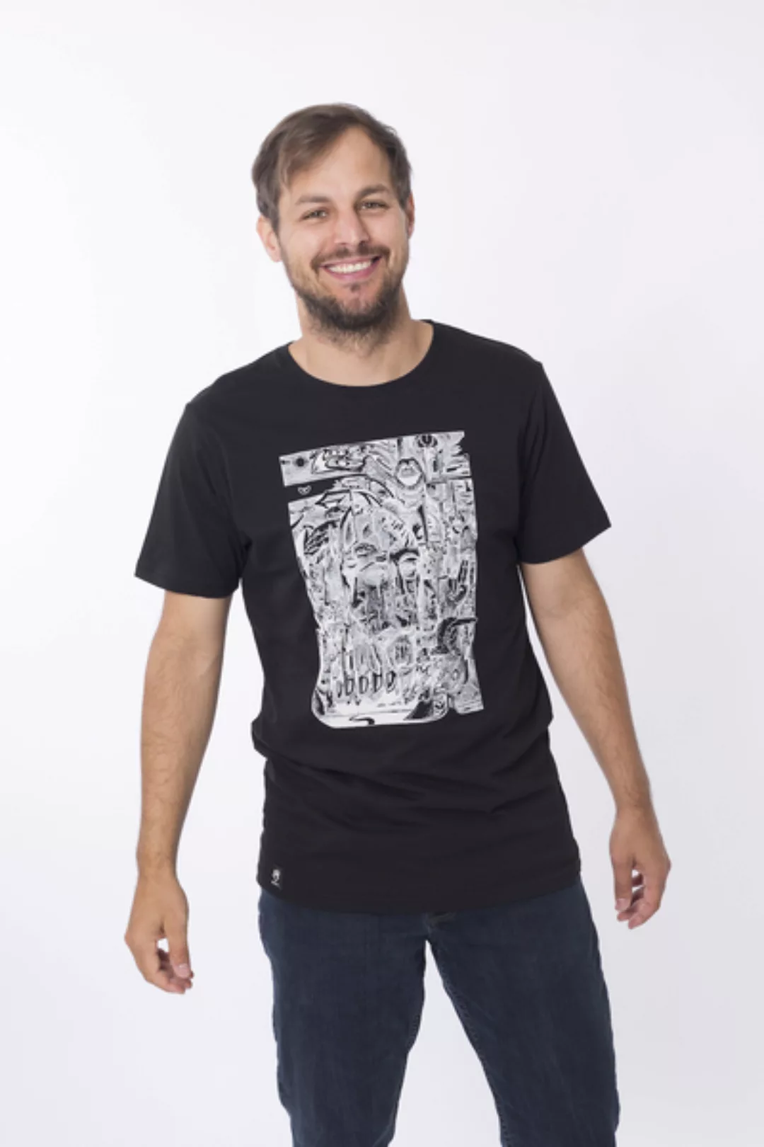 Bio T-shirt "Der Weg Black" günstig online kaufen