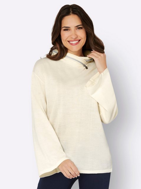 Sieh an! Strickpullover Stehkragen-Pullover günstig online kaufen