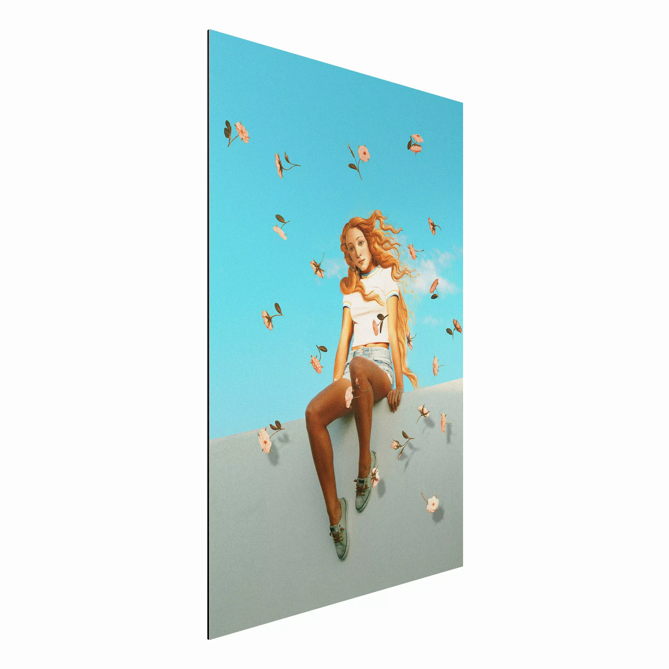Alu-Dibond Bild Kunstdruck - Hochformat 2:3 Retro Venus günstig online kaufen