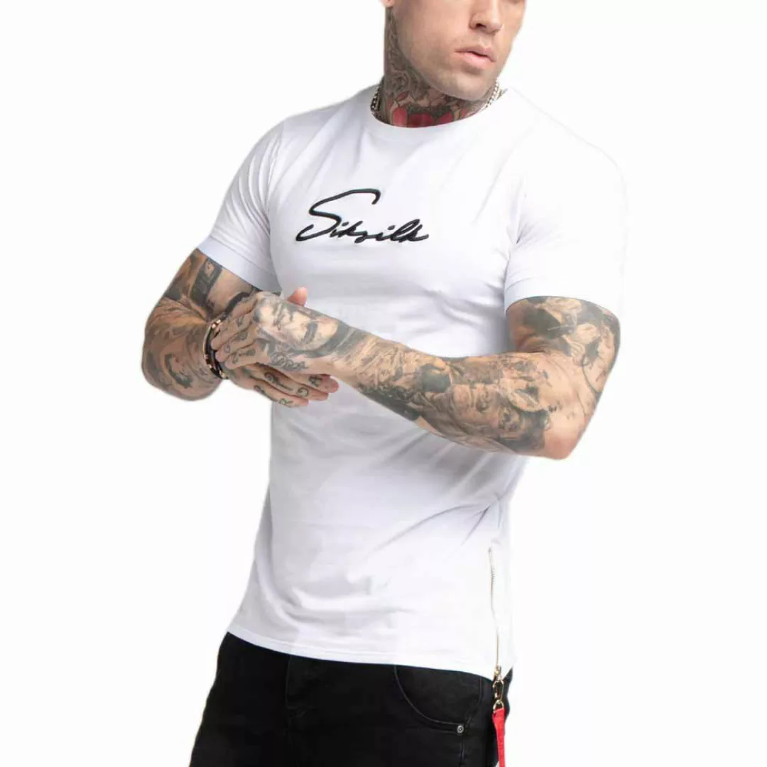 Siksilk Signature Flight Kurzärmeliges T-shirt XL White günstig online kaufen