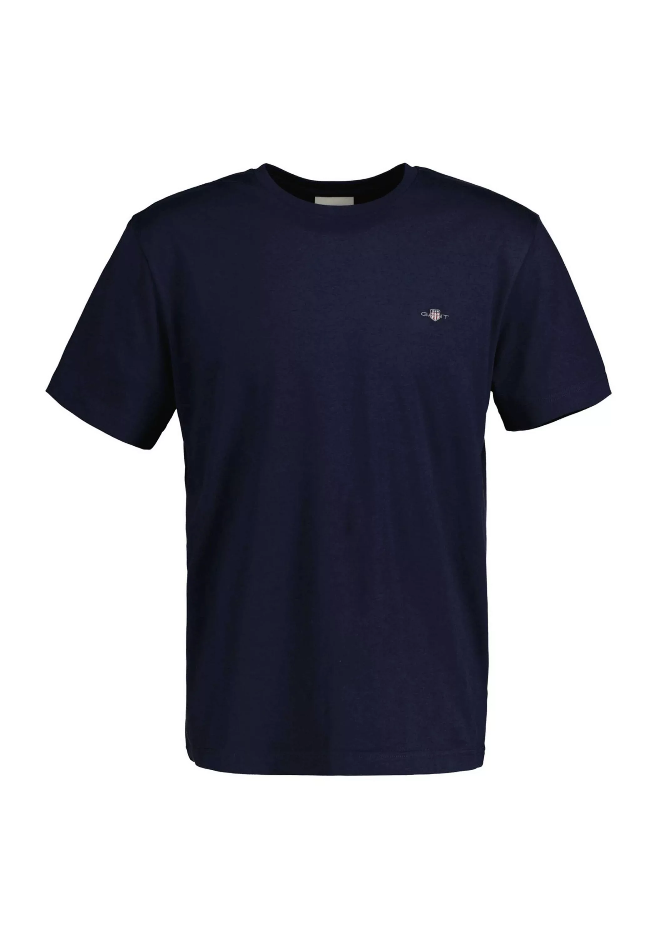 Gant T-Shirt "SLIM SHIELD SS T-SHIRT", mit Logostickerei auf der Brust günstig online kaufen