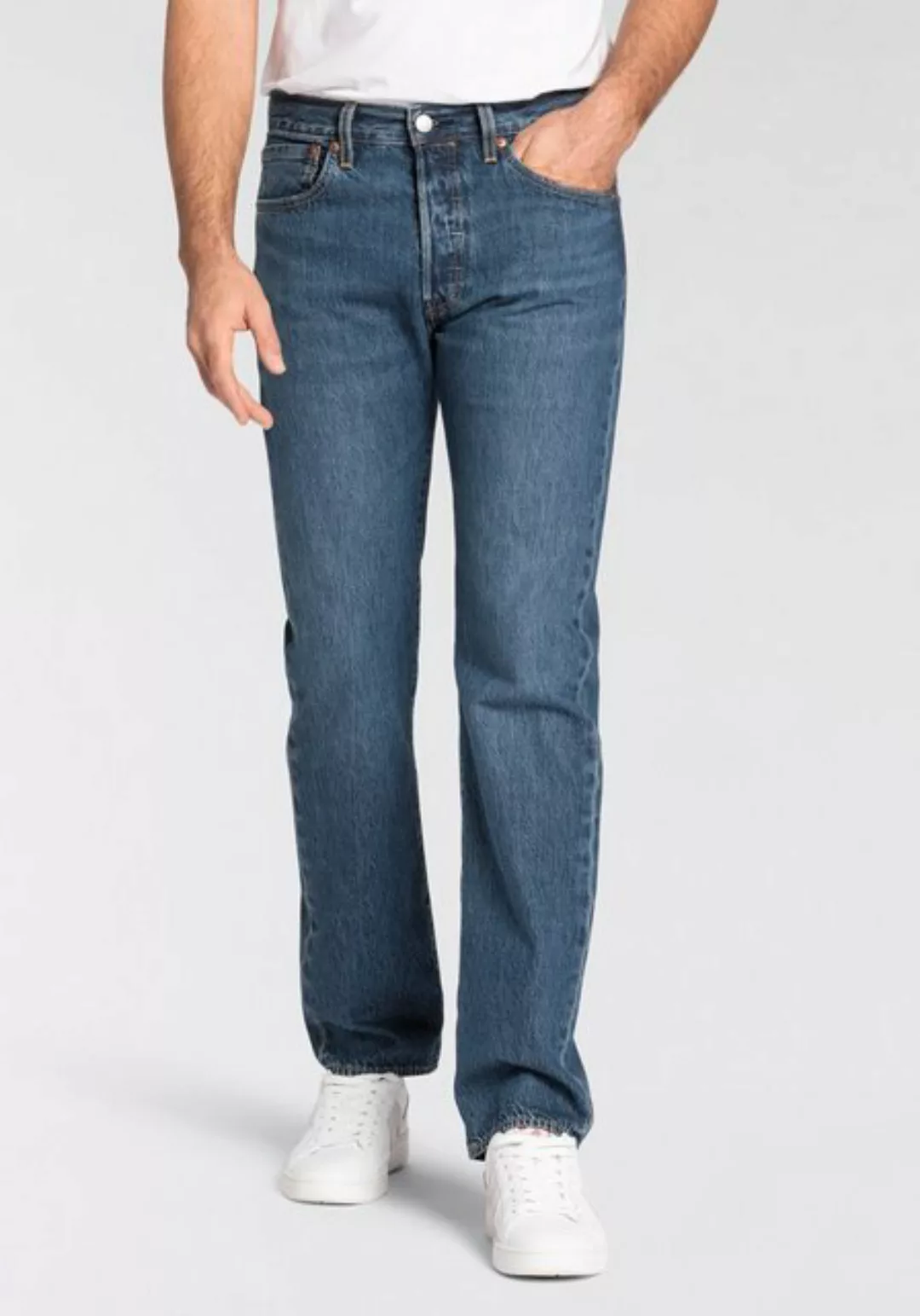 Levi's® Straight-Jeans 501 LEVI'S ORIGINAL mit Markenlabel günstig online kaufen