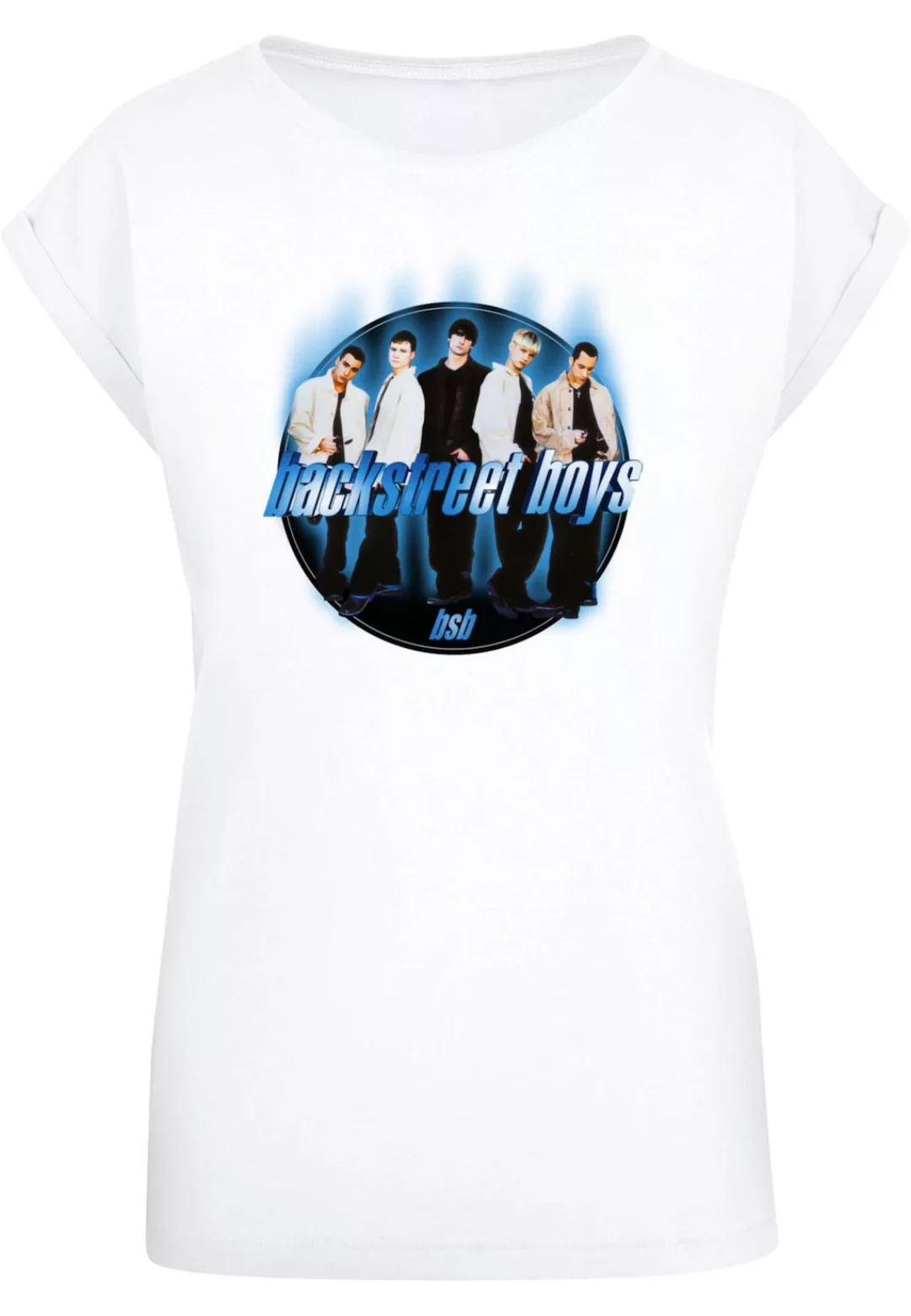 Merchcode T-Shirt "Merchcode Damen Ladies Backstreet Boys - Circle T-Shirt" günstig online kaufen