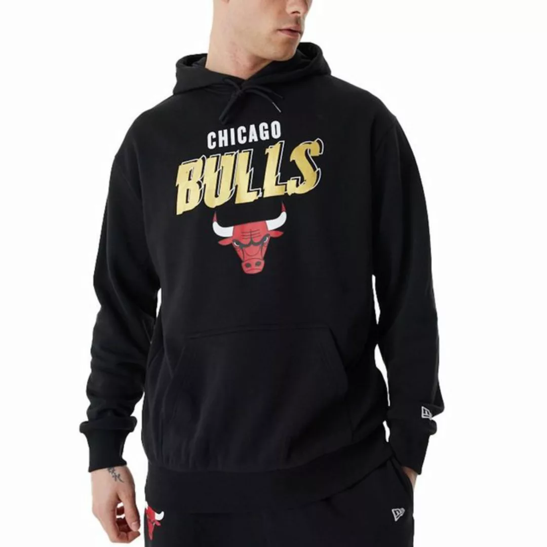 New Era Kapuzenpullover Oversized METALLIC Chicago Bulls günstig online kaufen