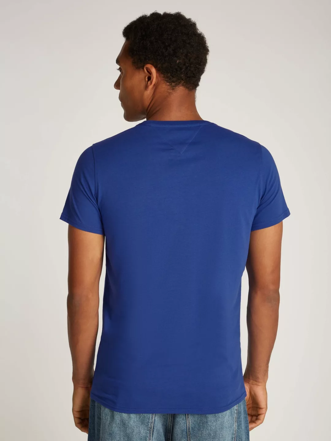 Tommy Jeans T-Shirt "TJM ESSENTIAL SOLID TEE", Regular Fit mit Rundhalsauss günstig online kaufen