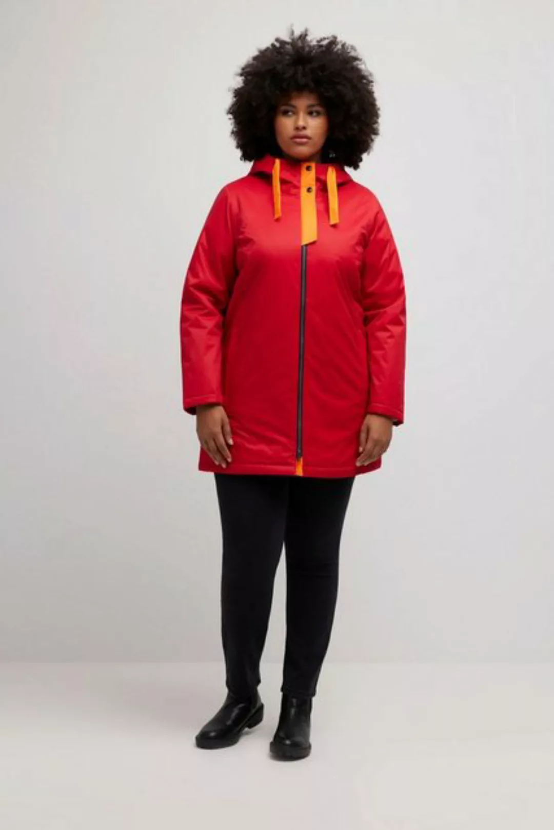 Ulla Popken Funktionsjacke HYPRAR Outdoorjacke wasserdicht 2-Wege-Zipper günstig online kaufen