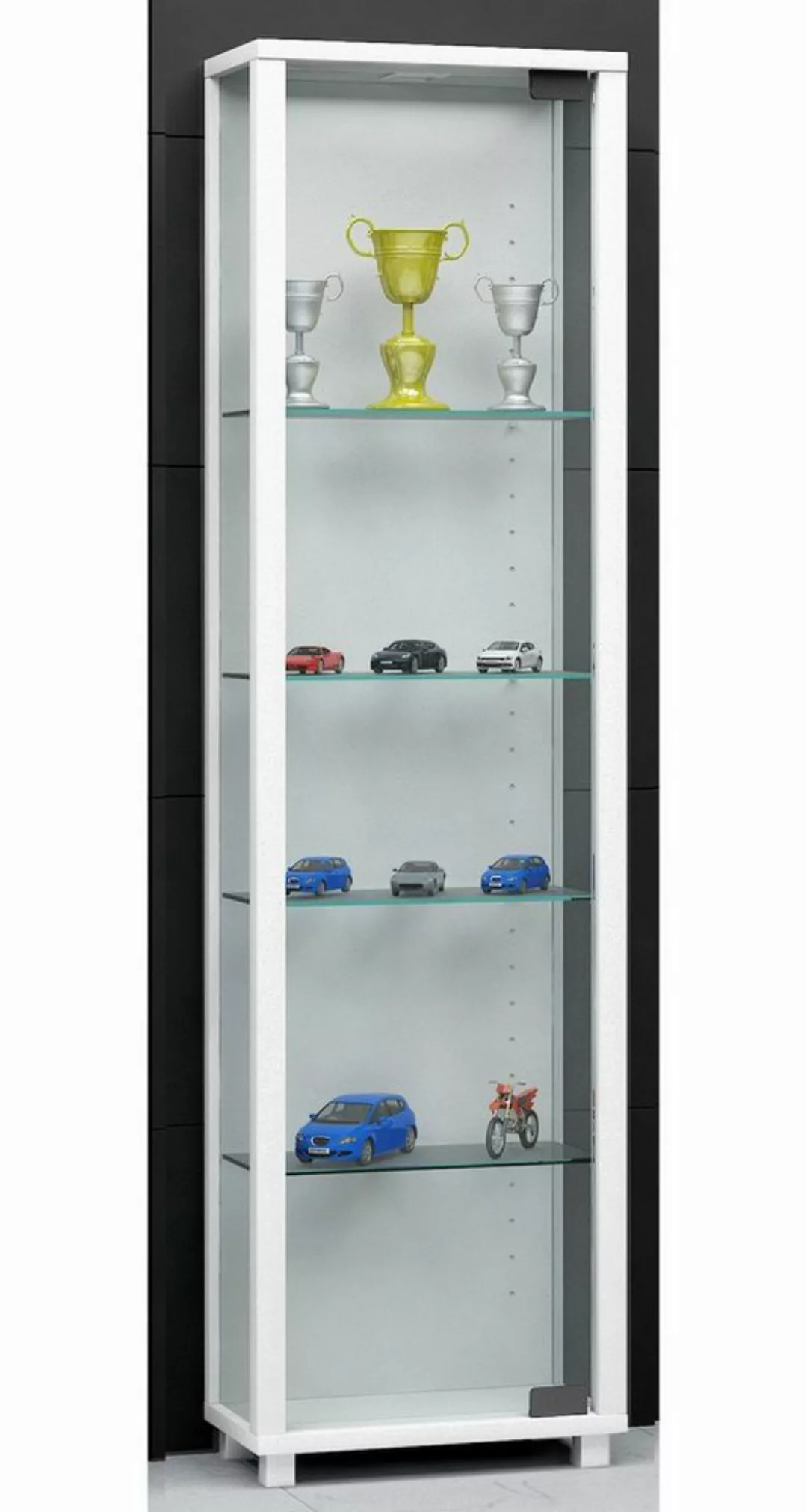 VCM Standvitrine Holz Glas Stand Vitrine Sammelvitrine Edana Mini günstig online kaufen