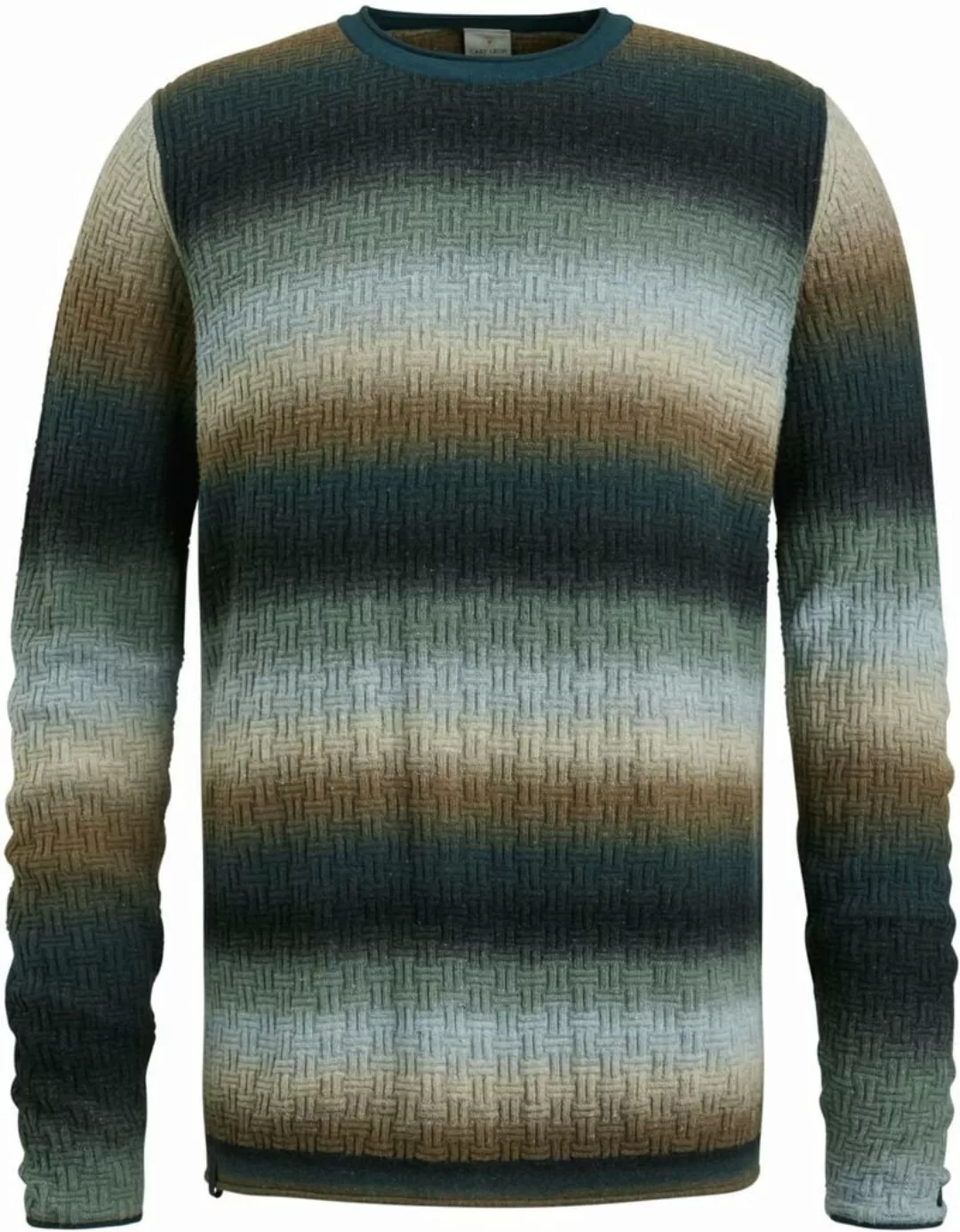 Cast Iron Pullover Streifenmuster Multicolour - Größe S günstig online kaufen