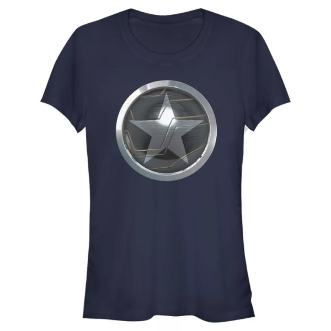 Marvel - The Falcon and the Winter Soldier - Bucky Soldier Logo - Frauen T- günstig online kaufen