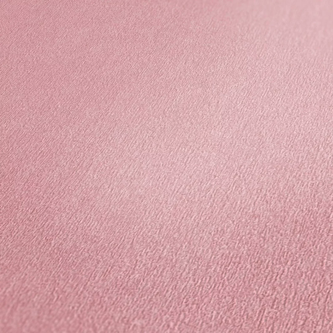 Bricoflor Rosa Vliestapete Ansatzfrei Uni Tapete In Pastellfarben Für Babyz günstig online kaufen