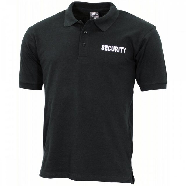 MFH Poloshirt ProCompany Poloshirt, schwarz, Security, bedruckt - XXL günstig online kaufen