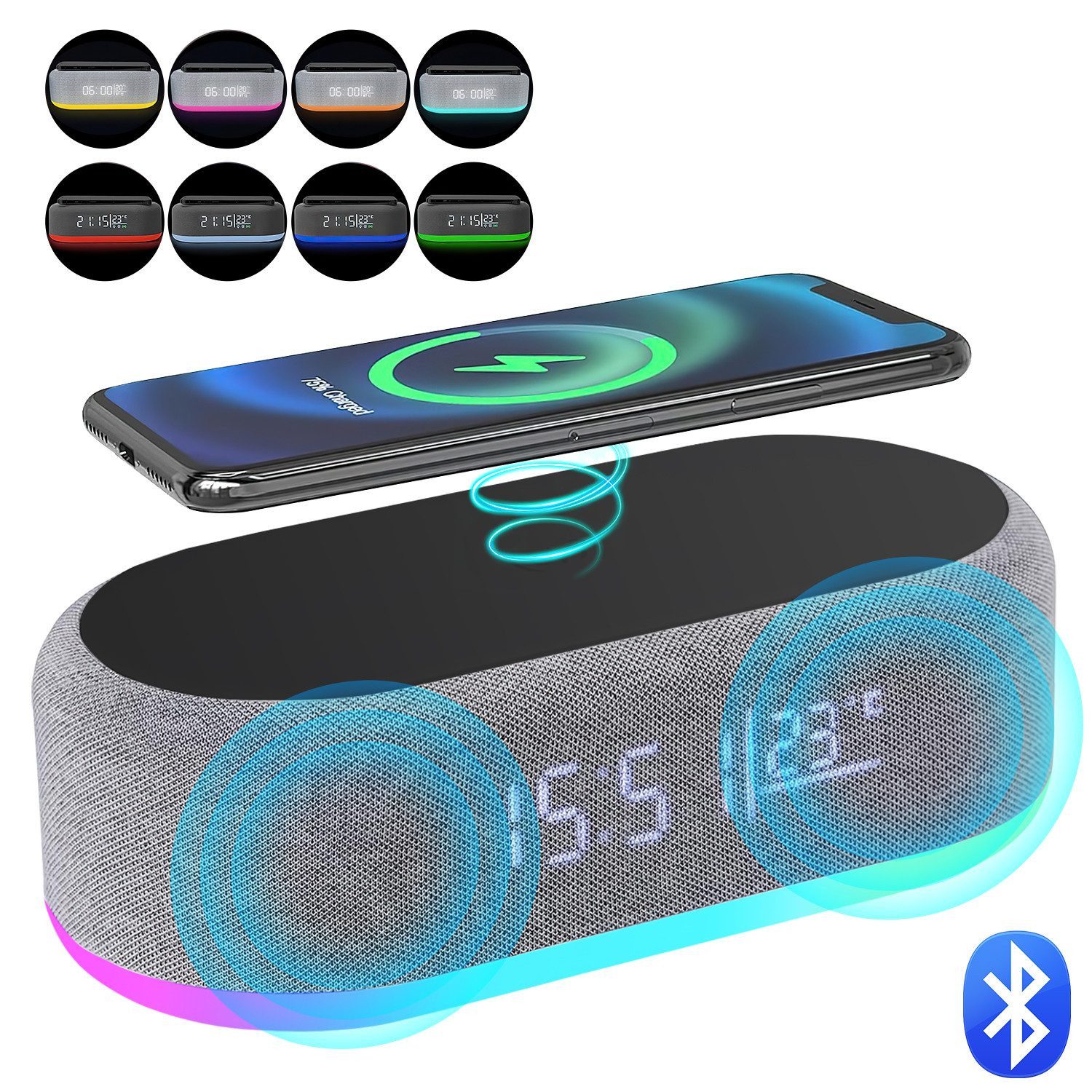 RWEUOQ Wecker Digitale Wecker mit drahtlosem günstig online kaufen